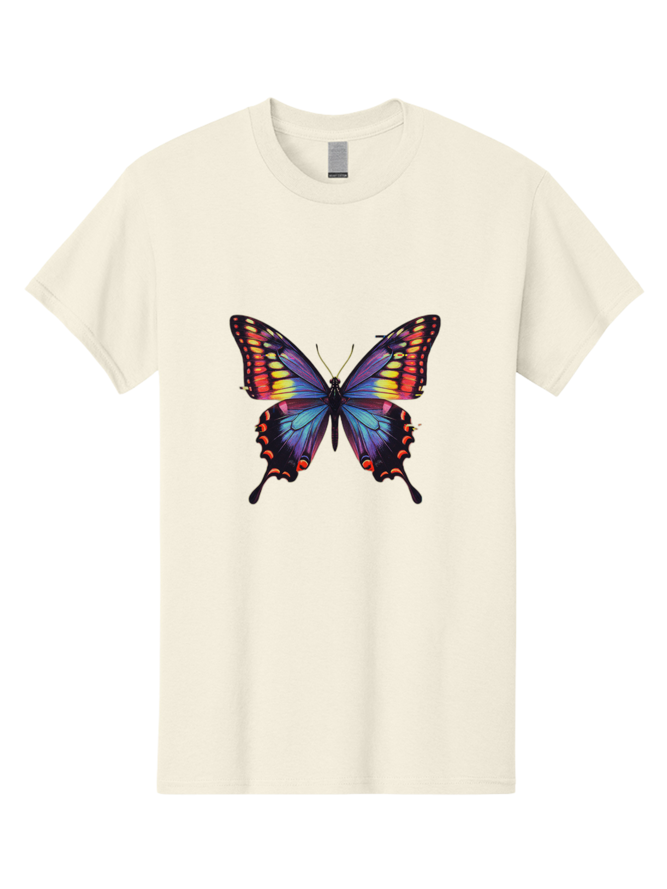 Colorful-Butterfly Men'S Graphic Tee, 100% Cotton, Comfortable Casual Summer Wear, Machine Washable, Vintage Camera, Old Camera, Antique Camera, Black Camera, Classic Photography, Photography Equipment, Nostalgic Device, Film Camera, Bah773