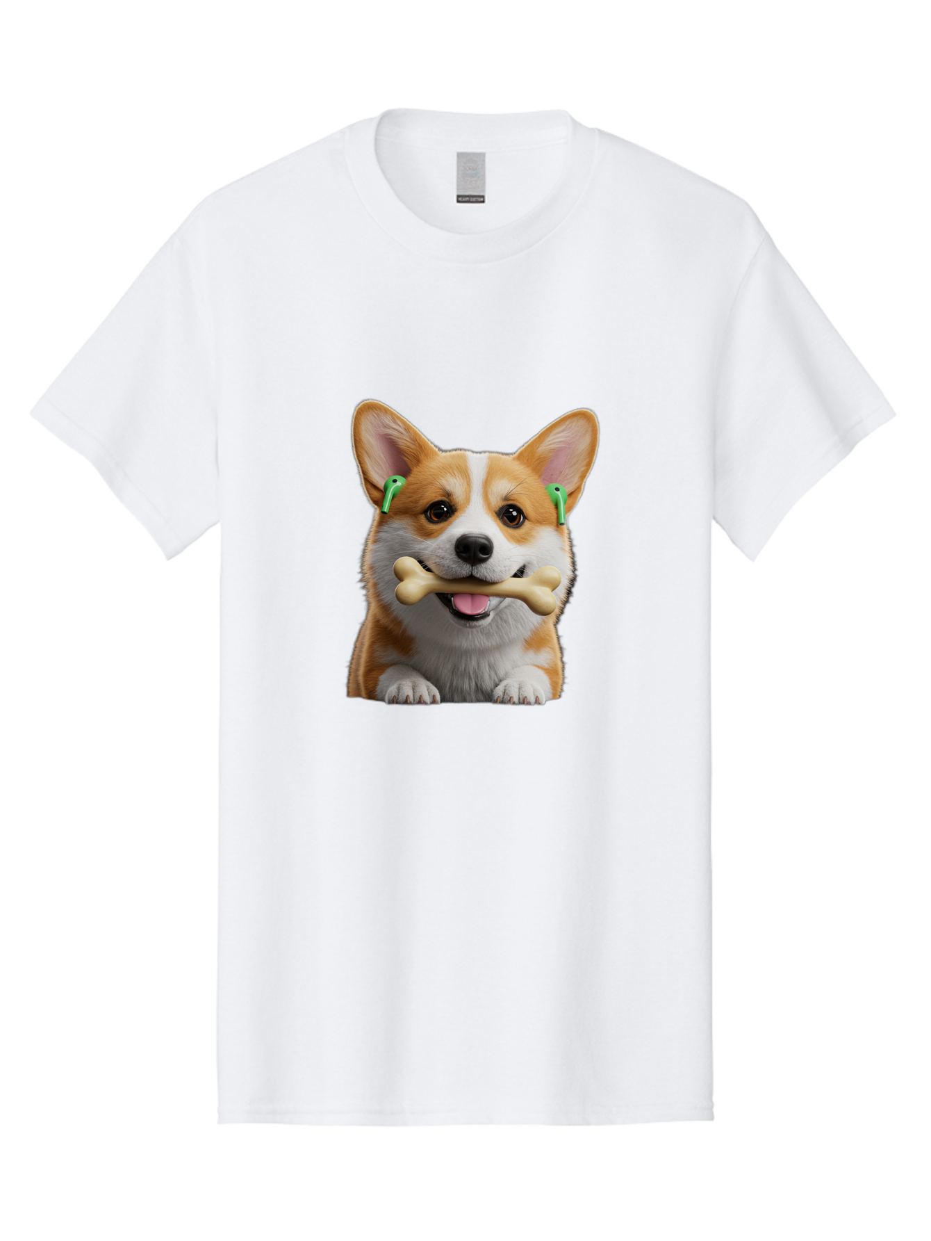 Corgi-With-Bone Men'S Graphic Tee, 100% Cotton, Comfortable Casual Summer Wear, Machine Washable, Vintage Camera, Old Camera, Antique Camera, Black Camera, Classic Photography, Photography Equipment, Nostalgic Device, Film Camera, Camera Art Bah784