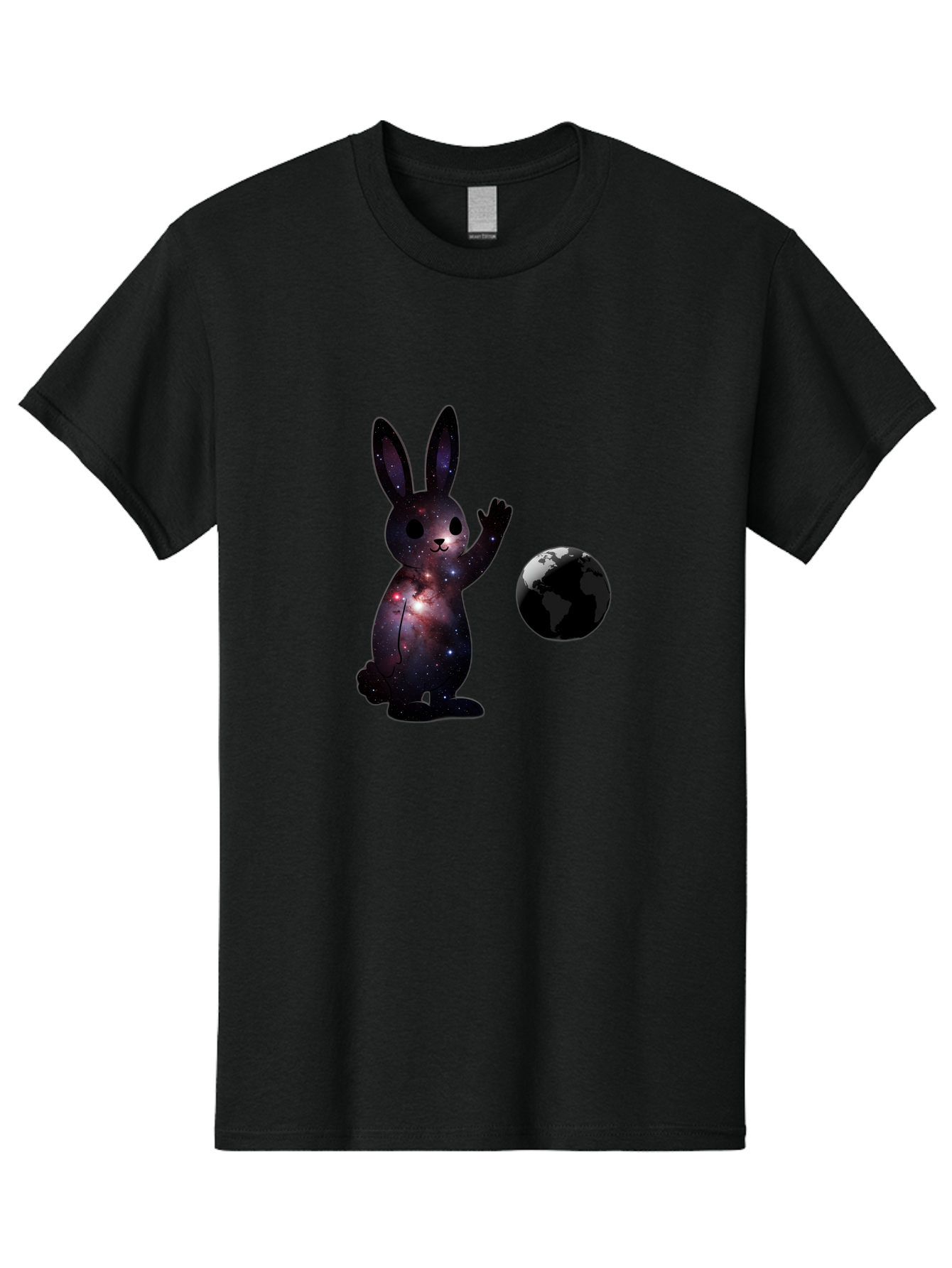 Cosmic-Rabbit-1 Men'S Graphic Tee, 100% Cotton, Comfortable Casual Summer Wear, Machine Washable, Vintage Camera, Old Camera, Antique Camera, Black Camera, Classic Photography, Photography Equipment, Nostalgic Device, Film Camera, Camera Art Bah785