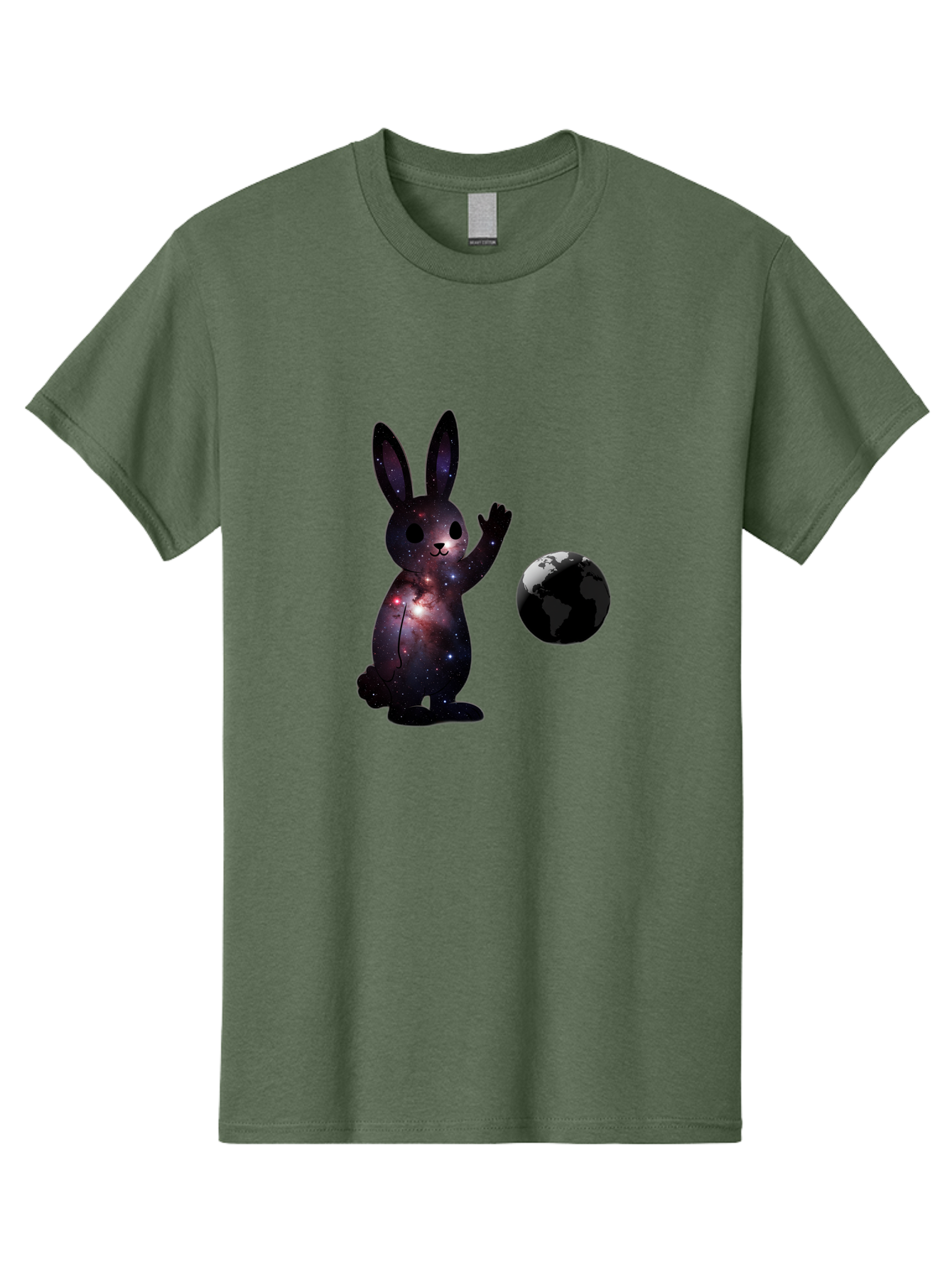 Cosmic-Rabbit-1 Men'S Graphic Tee, 100% Cotton, Comfortable Casual Summer Wear, Machine Washable, Vintage Camera, Old Camera, Antique Camera, Black Camera, Classic Photography, Photography Equipment, Nostalgic Device, Film Camera, Camera Art Bah785