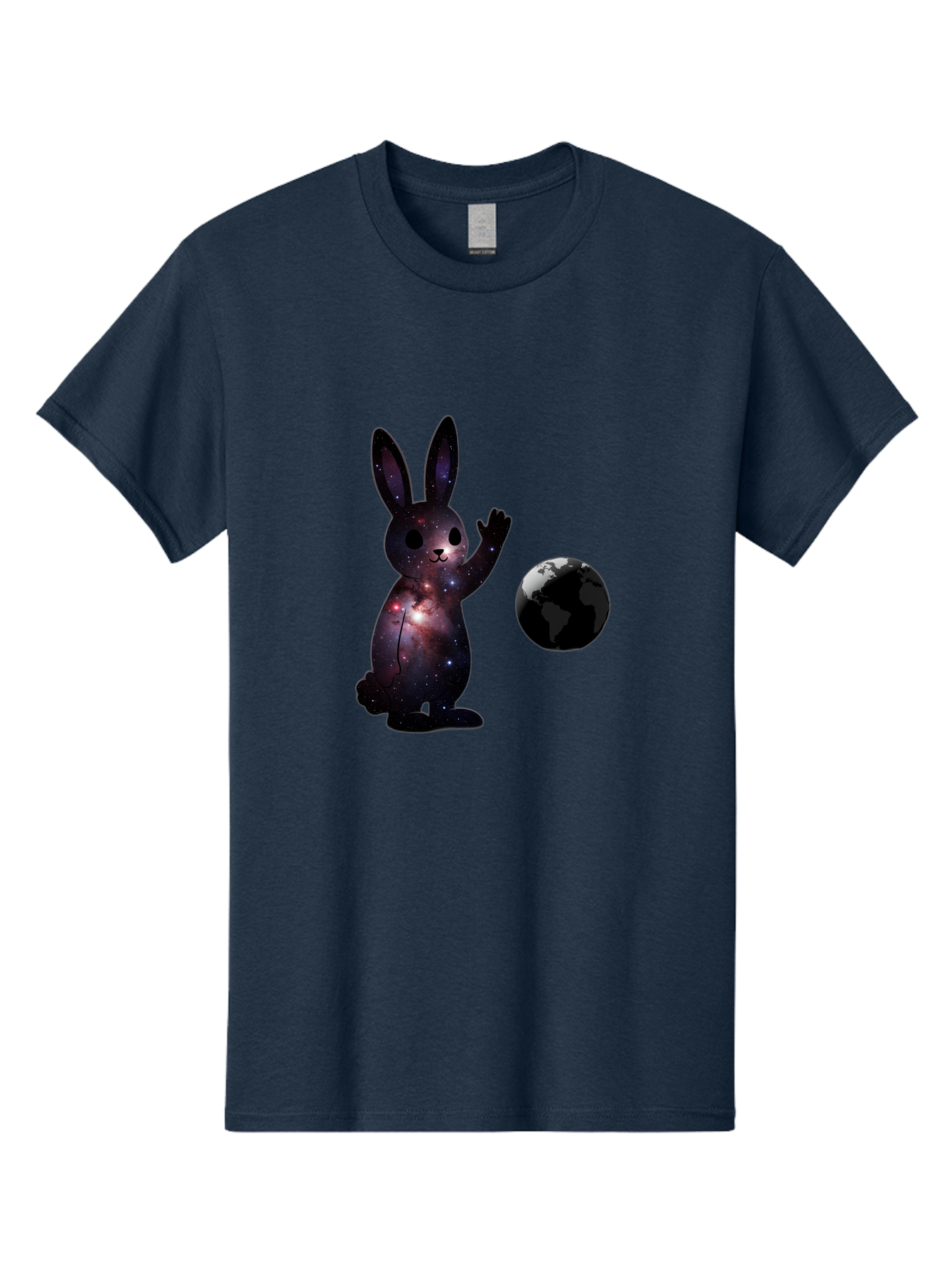 Cosmic-Rabbit-1 Men'S Graphic Tee, 100% Cotton, Comfortable Casual Summer Wear, Machine Washable, Vintage Camera, Old Camera, Antique Camera, Black Camera, Classic Photography, Photography Equipment, Nostalgic Device, Film Camera, Camera Art Bah785