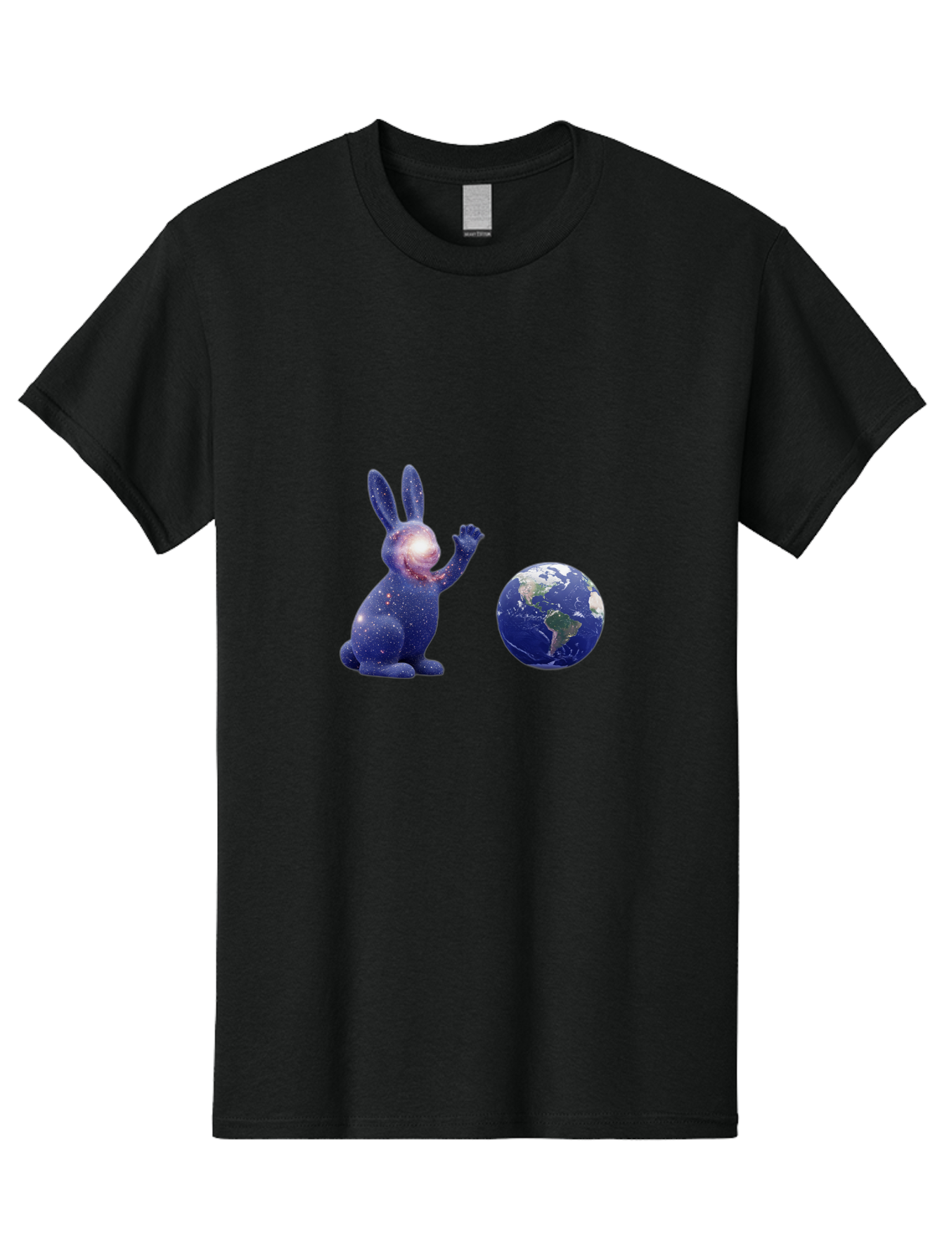 Cosmic-Rabbit-2 Men'S Graphic Tee, 100% Cotton, Comfortable Casual Summer Wear, Machine Washable, Vintage Camera, Old Camera, Antique Camera, Black Camera, Classic Photography, Photography Equipment, Nostalgic Device, Film Camera, Camera Art Bah786