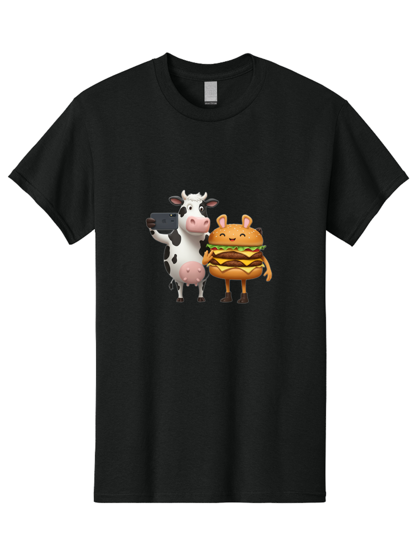 Cow-And-Hamburger Men'S Graphic Tee, 100% Cotton, Comfortable Casual Summer Wear, Machine Washable, Vintage Camera, Old Camera, Antique Camera, Black Camera, Classic Photography, Photography Equipment, Nostalgic Device, Film Camera, Camera Art Bah793