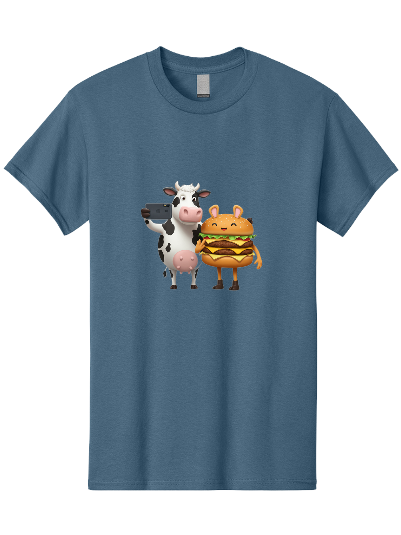 Cow-And-Hamburger Men'S Graphic Tee, 100% Cotton, Comfortable Casual Summer Wear, Machine Washable, Vintage Camera, Old Camera, Antique Camera, Black Camera, Classic Photography, Photography Equipment, Nostalgic Device, Film Camera, Camera Art Bah793