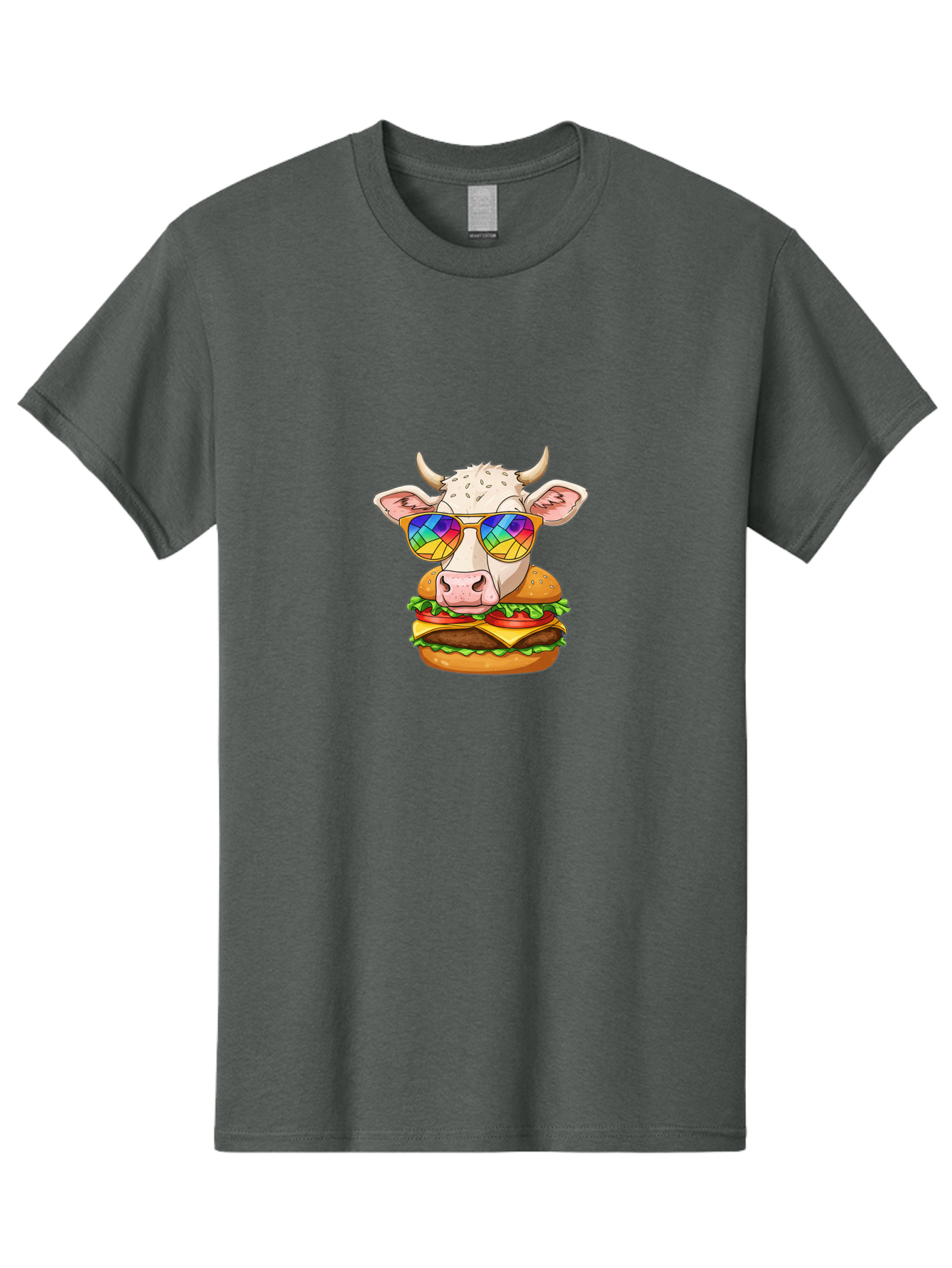 Cow-Burger Men'S Graphic Tee, 100% Cotton, Comfortable Casual Summer Wear, Machine Washable, Vintage Camera, Old Camera, Antique Camera, Black Camera, Classic Photography, Photography Equipment, Nostalgic Device, Film Camera, Camera Art Bah795