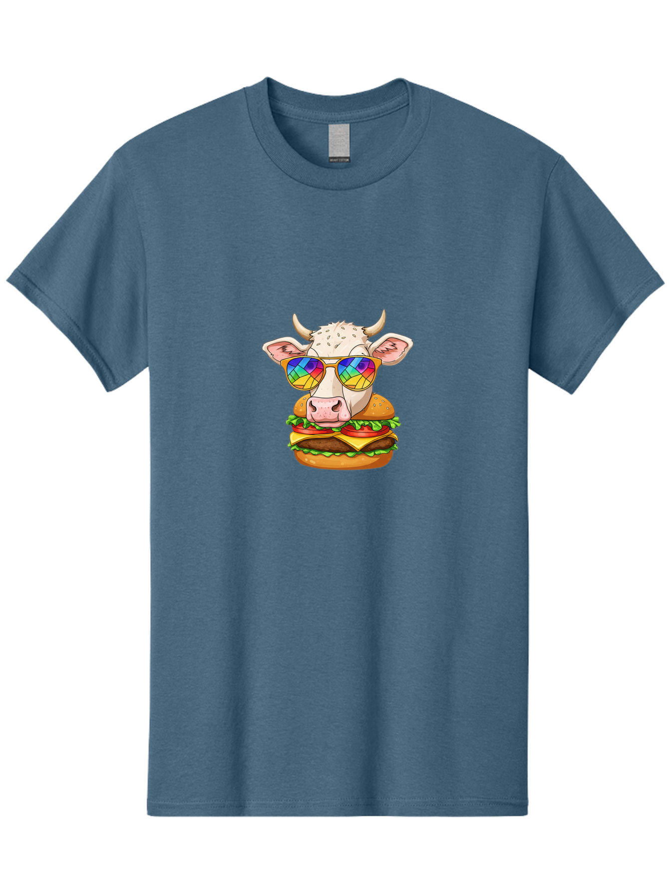 Cow-Burger Men'S Graphic Tee, 100% Cotton, Comfortable Casual Summer Wear, Machine Washable, Vintage Camera, Old Camera, Antique Camera, Black Camera, Classic Photography, Photography Equipment, Nostalgic Device, Film Camera, Camera Art Bah795
