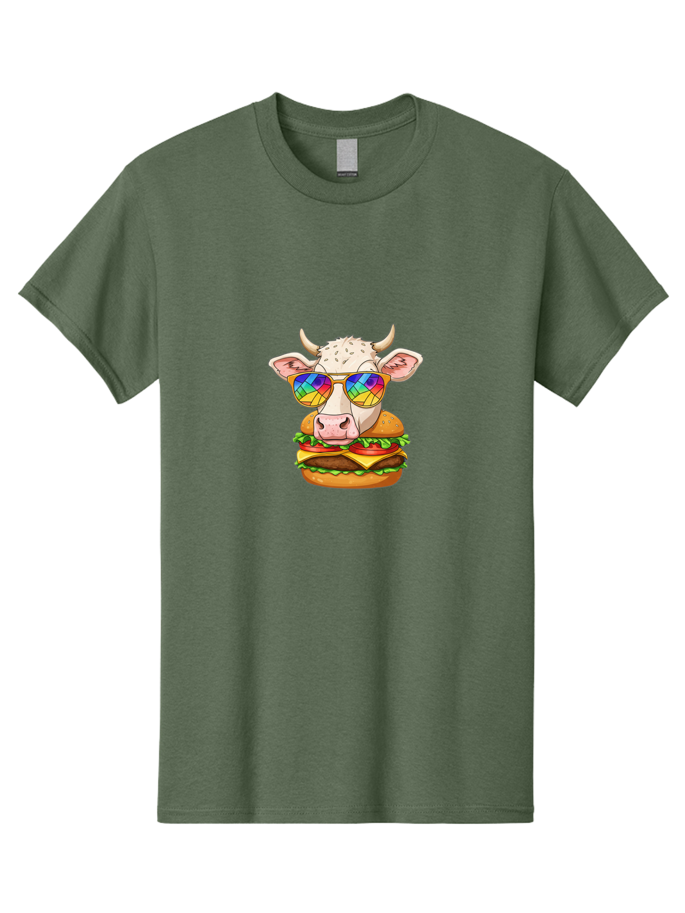 Cow-Burger Men'S Graphic Tee, 100% Cotton, Comfortable Casual Summer Wear, Machine Washable, Vintage Camera, Old Camera, Antique Camera, Black Camera, Classic Photography, Photography Equipment, Nostalgic Device, Film Camera, Camera Art Bah795