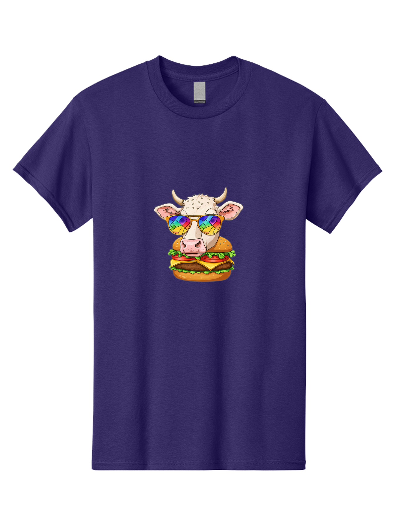 Cow-Burger Men'S Graphic Tee, 100% Cotton, Comfortable Casual Summer Wear, Machine Washable, Vintage Camera, Old Camera, Antique Camera, Black Camera, Classic Photography, Photography Equipment, Nostalgic Device, Film Camera, Camera Art Bah795