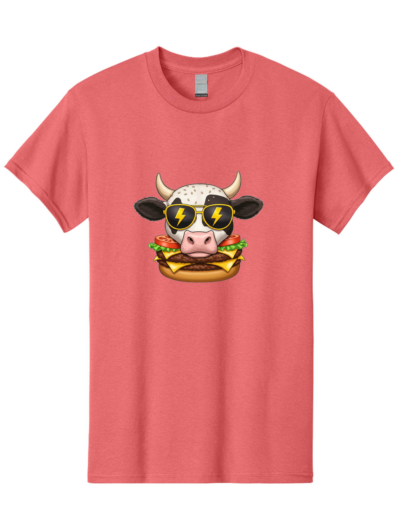 Cow-Head-Burger Men'S Graphic Tee, 100% Cotton, Comfortable Casual Summer Wear, Machine Washable, Vintage Camera, Old Camera, Antique Camera, Black Camera, Classic Photography, Photography Equipment, Nostalgic Device, Film Camera, Camera Art Bah797