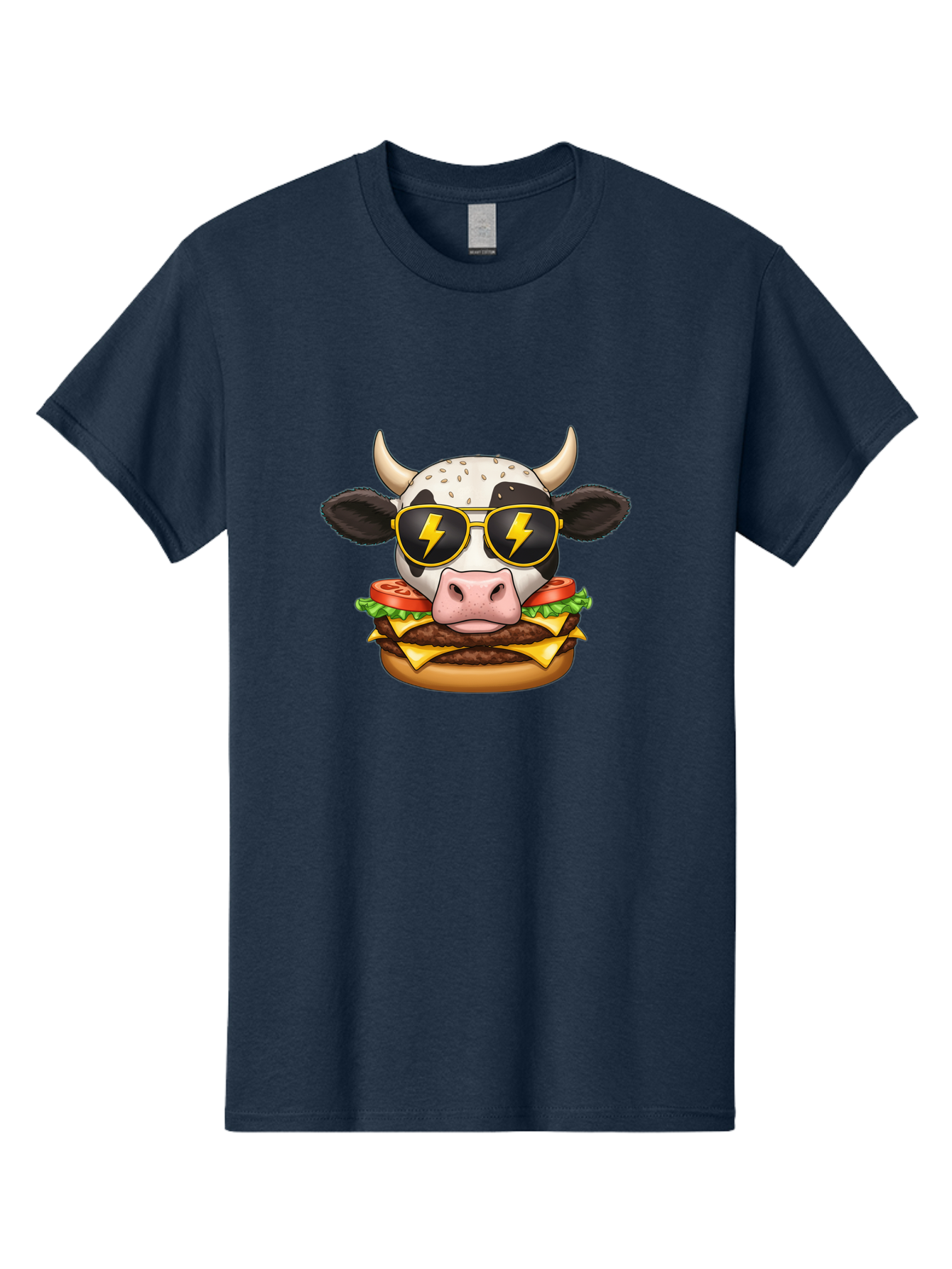 Cow-Head-Burger Men'S Graphic Tee, 100% Cotton, Comfortable Casual Summer Wear, Machine Washable, Vintage Camera, Old Camera, Antique Camera, Black Camera, Classic Photography, Photography Equipment, Nostalgic Device, Film Camera, Camera Art Bah797