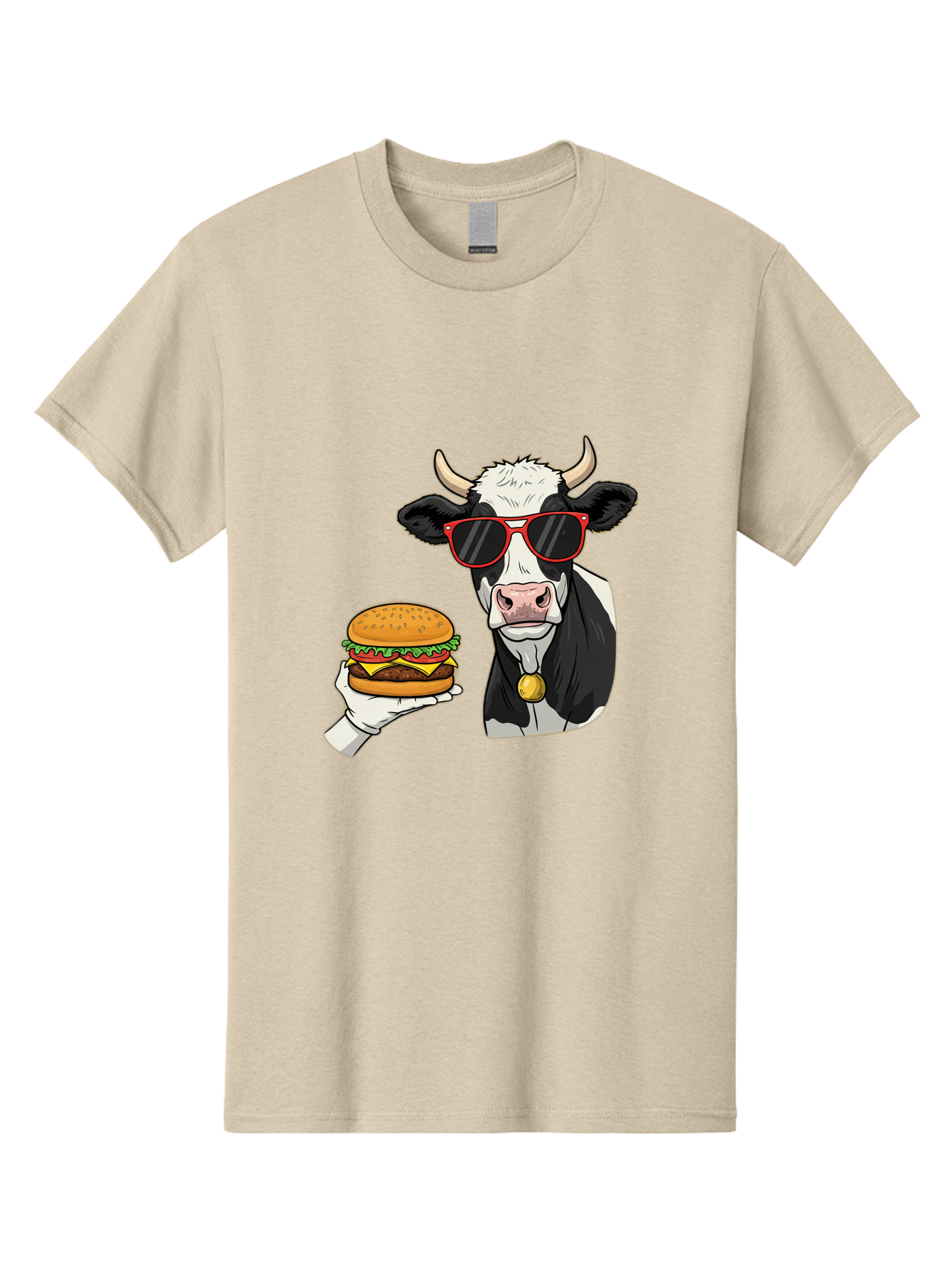 Cow-Sunglasses Men'S Graphic Tee, 100% Cotton, Comfortable Casual Summer Wear, Machine Washable, Vintage Camera, Old Camera, Antique Camera, Black Camera, Classic Photography, Photography Equipment, Nostalgic Device, Film Camera, Camera Art Bah811