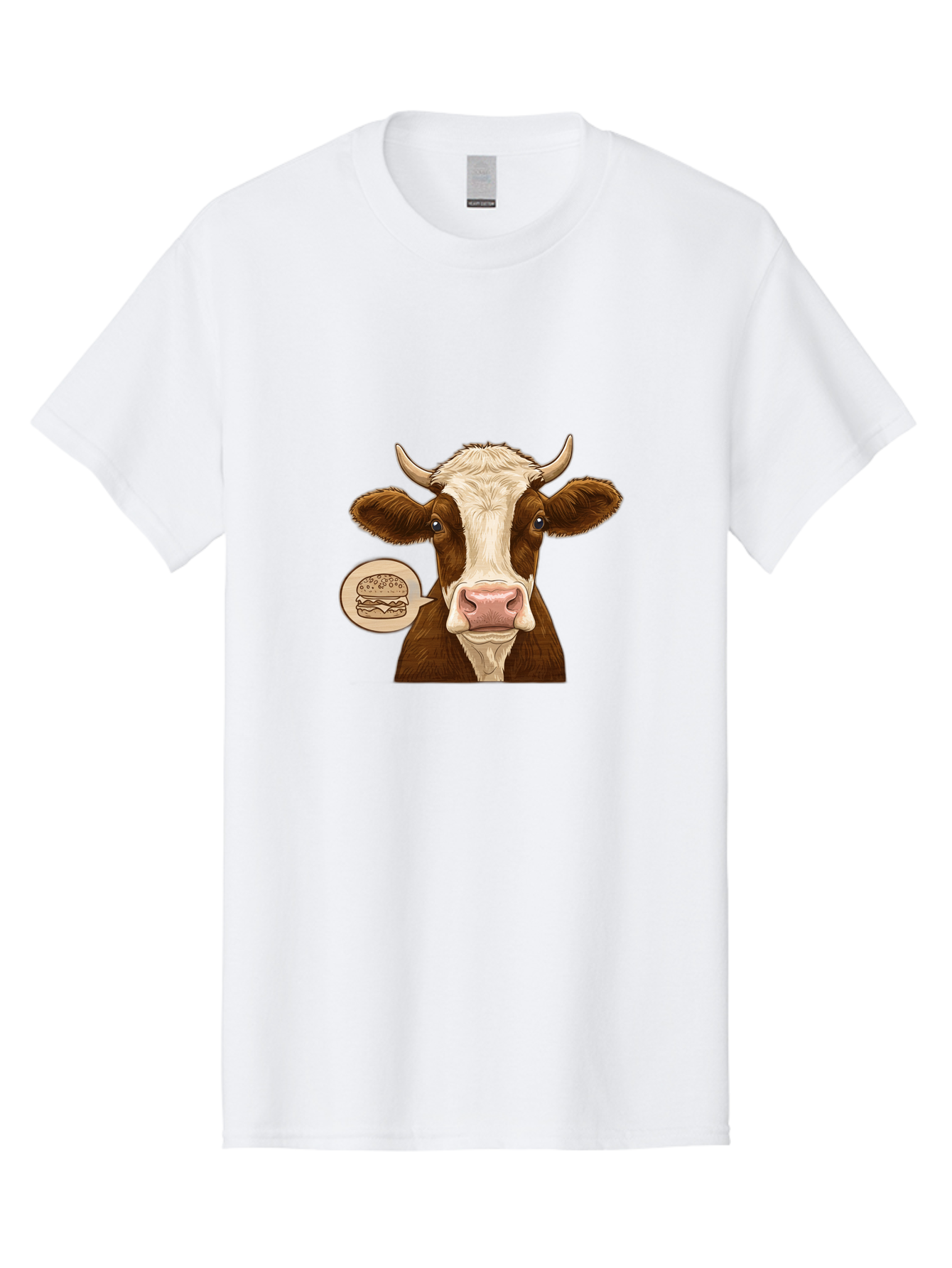 Cow-Thinking-Burger Men'S Graphic Tee, 100% Cotton, Comfortable Casual Summer Wear, Machine Washable, Vintage Camera, Old Camera, Antique Camera, Black Camera, Classic Photography, Photography Equipment, Nostalgic Device, Film Camera, Bah815