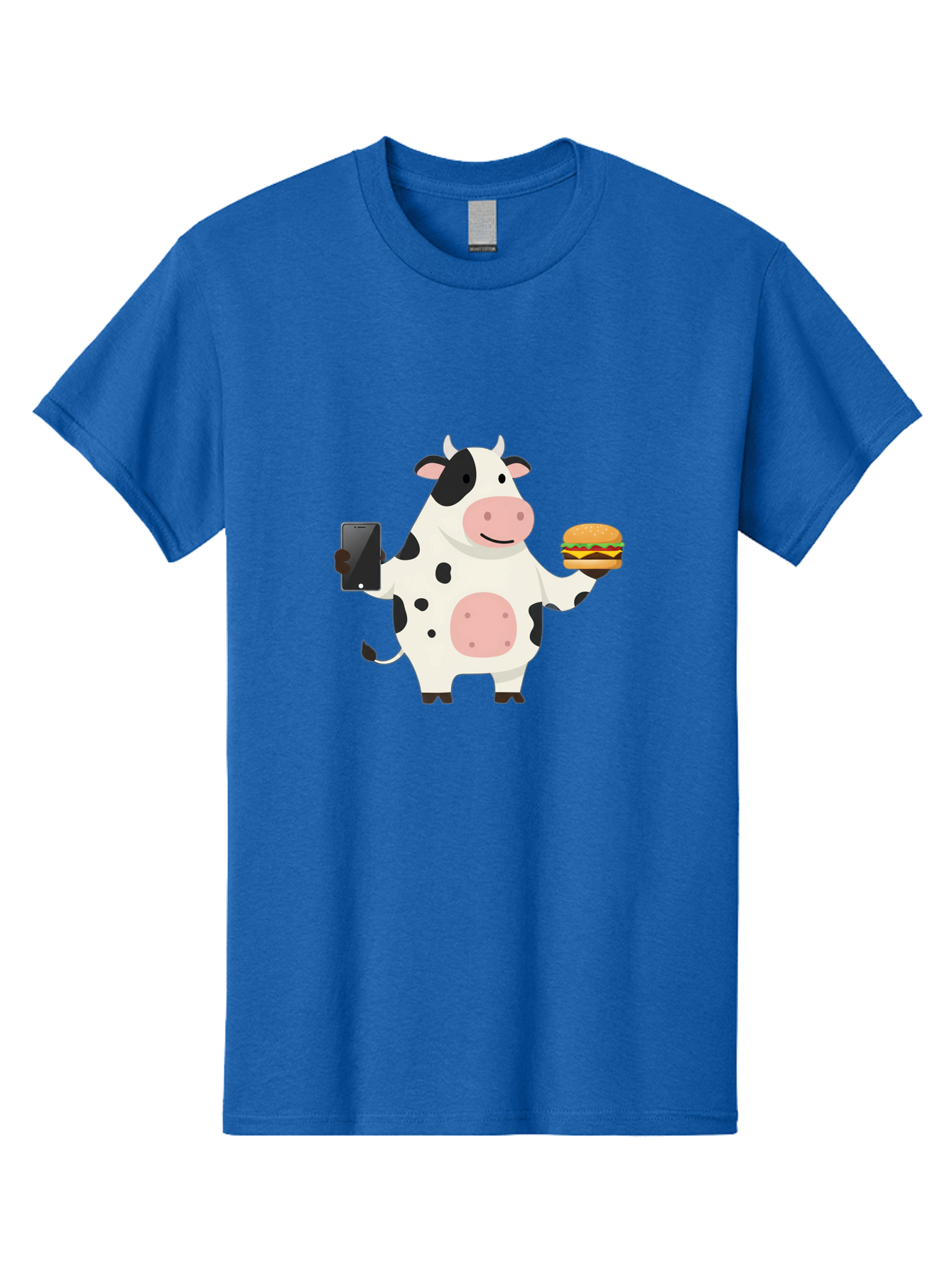 Cow-With-Hamburger Men'S Graphic Tee, 100% Cotton, Comfortable Casual Summer Wear, Machine Washable, Vintage Camera, Old Camera, Antique Camera, Black Camera, Classic Photography, Photography Equipment, Nostalgic Device, Film Camera, Bah821