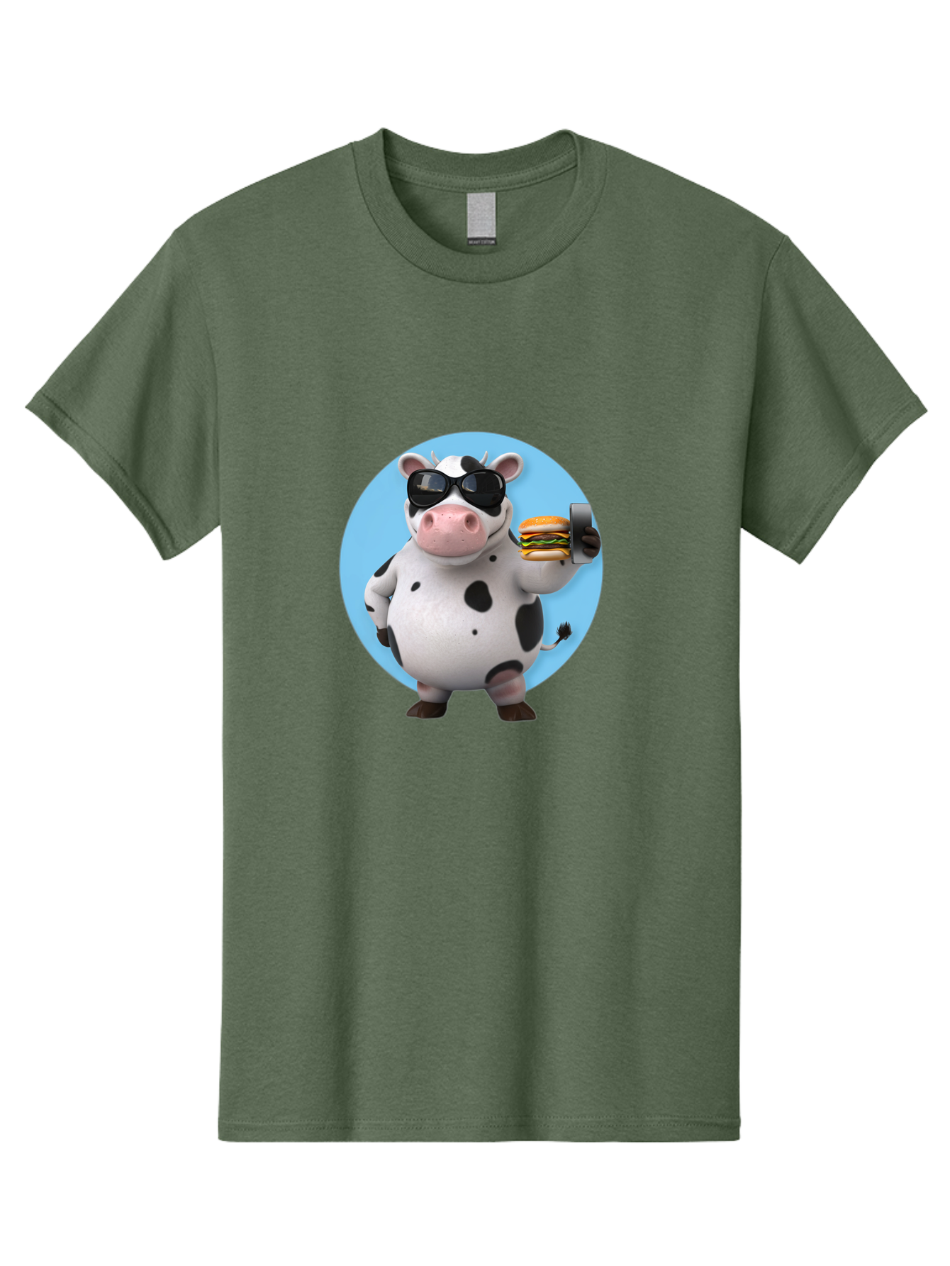 Cow-With-Sunglasses Men'S Graphic Tee, 100% Cotton, Comfortable Casual Summer Wear, Machine Washable, Vintage Camera, Old Camera, Antique Camera, Black Camera, Classic Photography, Photography Equipment, Nostalgic Device, Film Camera, Bah823