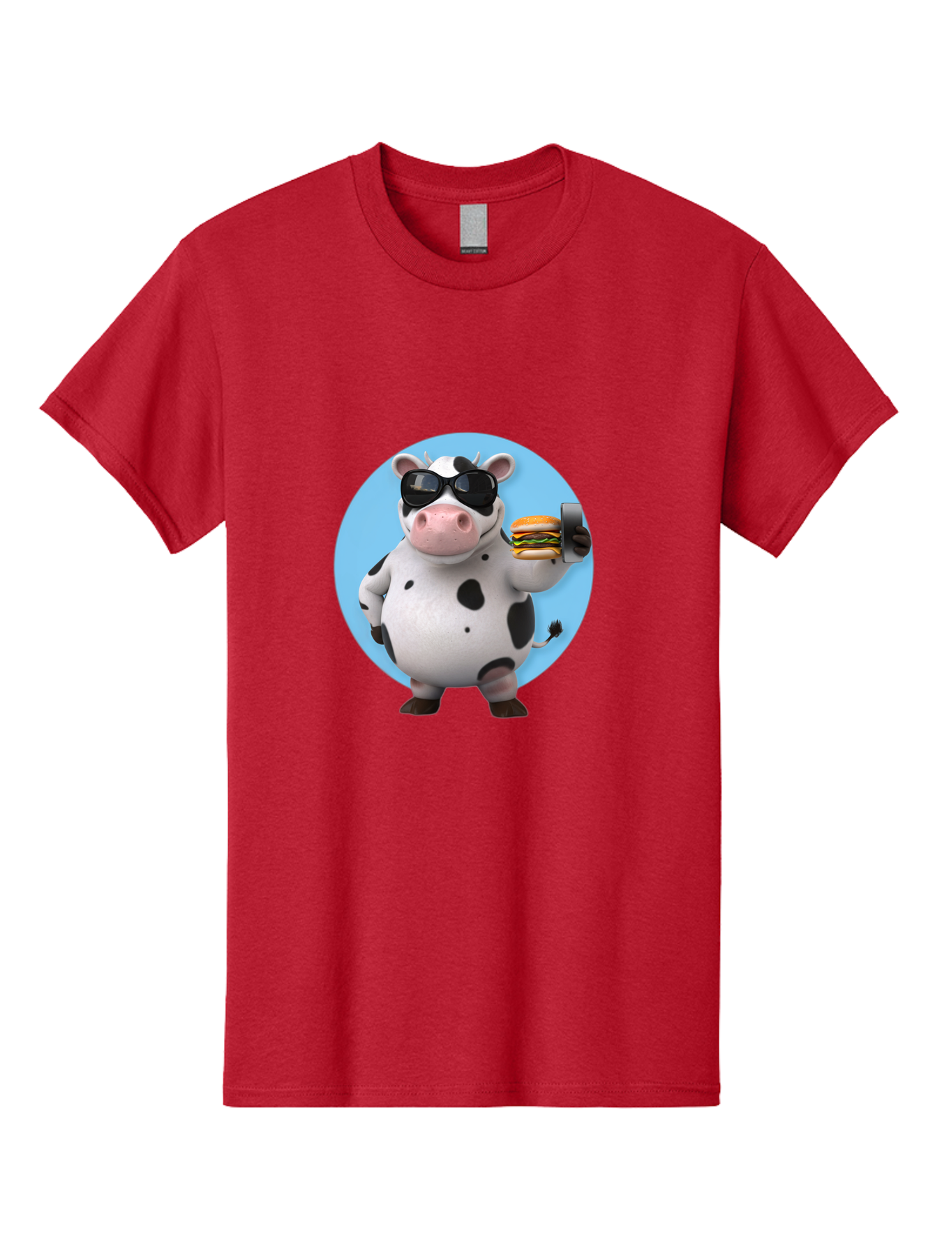 Cow-With-Sunglasses Men'S Graphic Tee, 100% Cotton, Comfortable Casual Summer Wear, Machine Washable, Vintage Camera, Old Camera, Antique Camera, Black Camera, Classic Photography, Photography Equipment, Nostalgic Device, Film Camera, Bah823