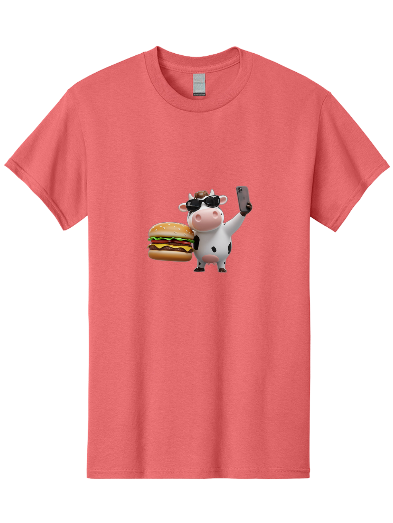 Cowburger Men'S Graphic Tee, 100% Cotton, Comfortable Casual Summer Wear, Machine Washable, Vintage Camera, Old Camera, Antique Camera, Black Camera, Classic Photography, Photography Equipment, Nostalgic Device, Film Camera, Camera Art Bah825