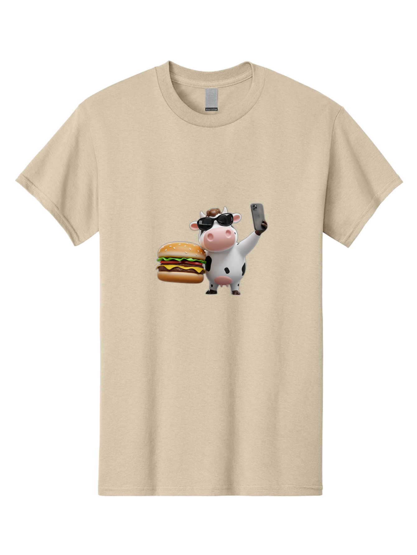 Cowburger Men'S Graphic Tee, 100% Cotton, Comfortable Casual Summer Wear, Machine Washable, Vintage Camera, Old Camera, Antique Camera, Black Camera, Classic Photography, Photography Equipment, Nostalgic Device, Film Camera, Camera Art Bah825