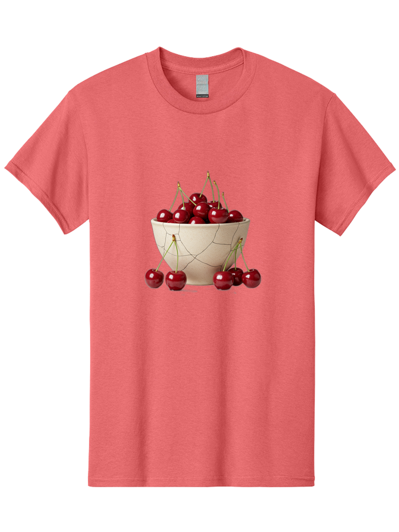 Cracked-Bowl-Cherries Men'S Graphic Tee, 100% Cotton, Comfortable Casual Summer Wear, Machine Washable, Vintage Camera, Old Camera, Antique Camera, Black Camera, Classic Photography, Photography Equipment, Nostalgic Device, Film Camera, Bah827