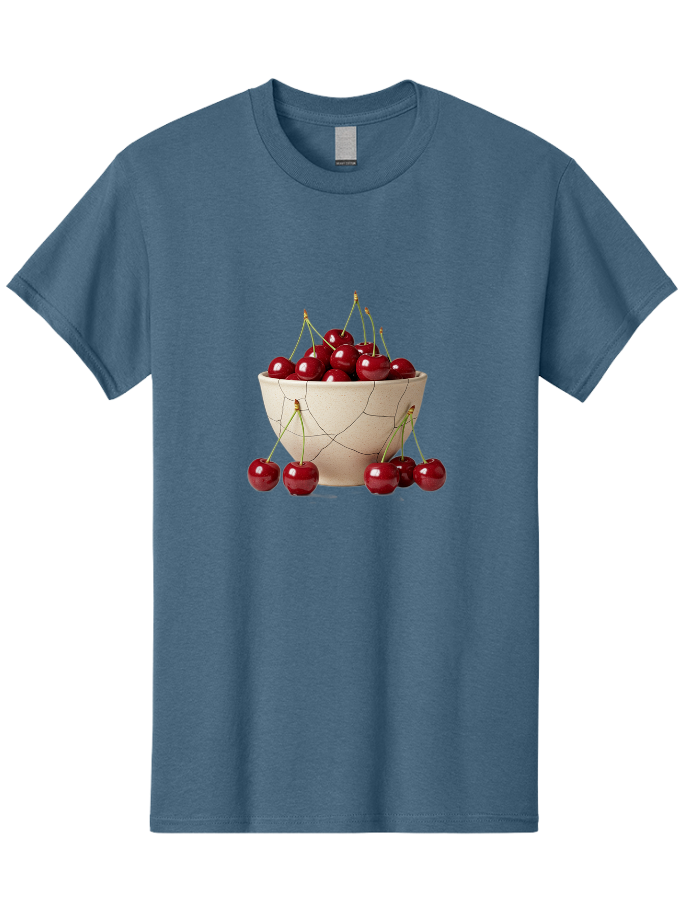 Cracked-Bowl-Cherries Men'S Graphic Tee, 100% Cotton, Comfortable Casual Summer Wear, Machine Washable, Vintage Camera, Old Camera, Antique Camera, Black Camera, Classic Photography, Photography Equipment, Nostalgic Device, Film Camera, Bah827