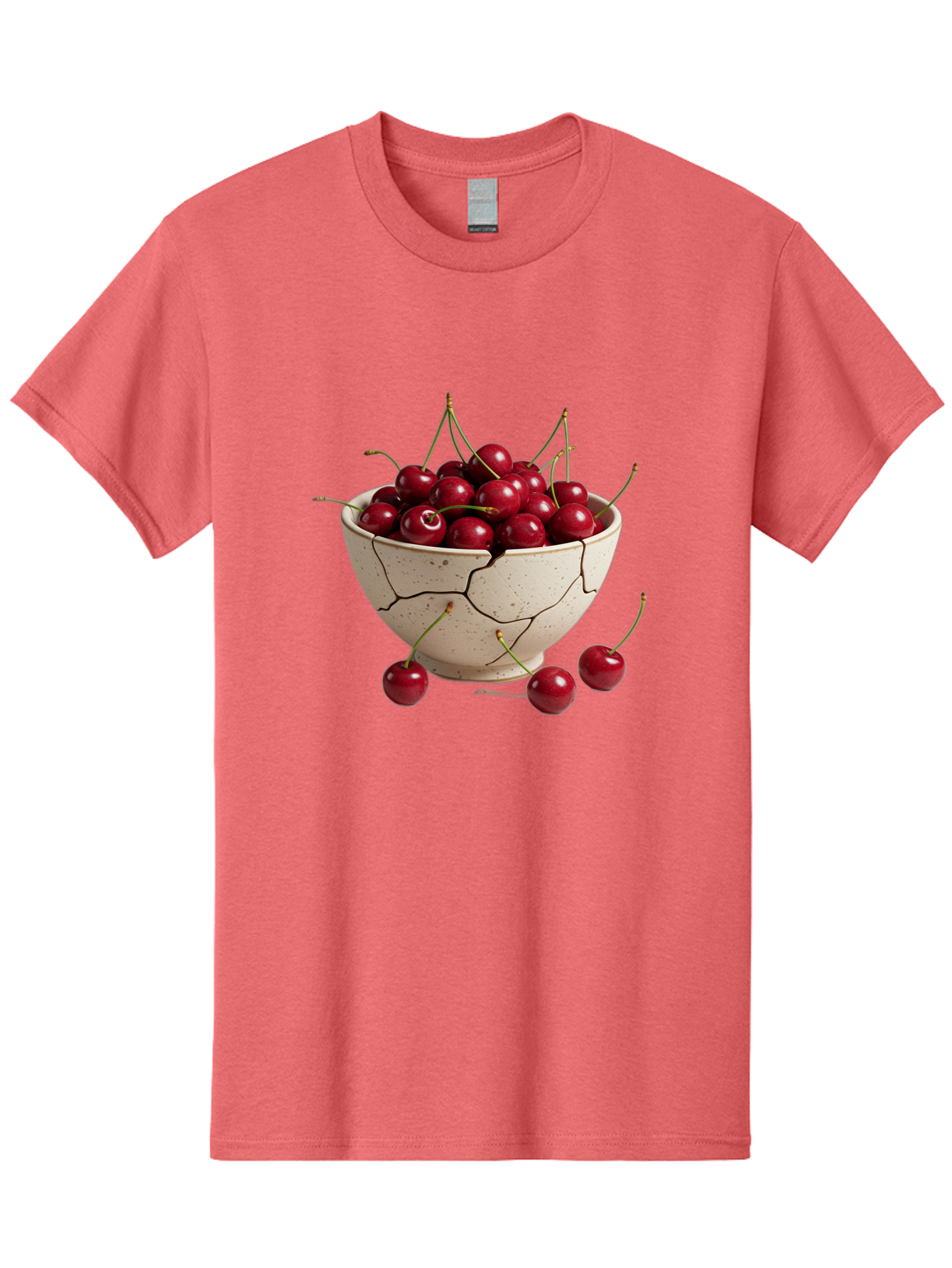 Cracked-Bowl-Of-Cherries Men'S Graphic Tee, 100% Cotton, Comfortable Casual Summer Wear, Machine Washable, Vintage Camera, Old Camera, Antique Camera, Black Camera, Classic Photography, Photography Equipment, Nostalgic Device, Film Camera, Bah828