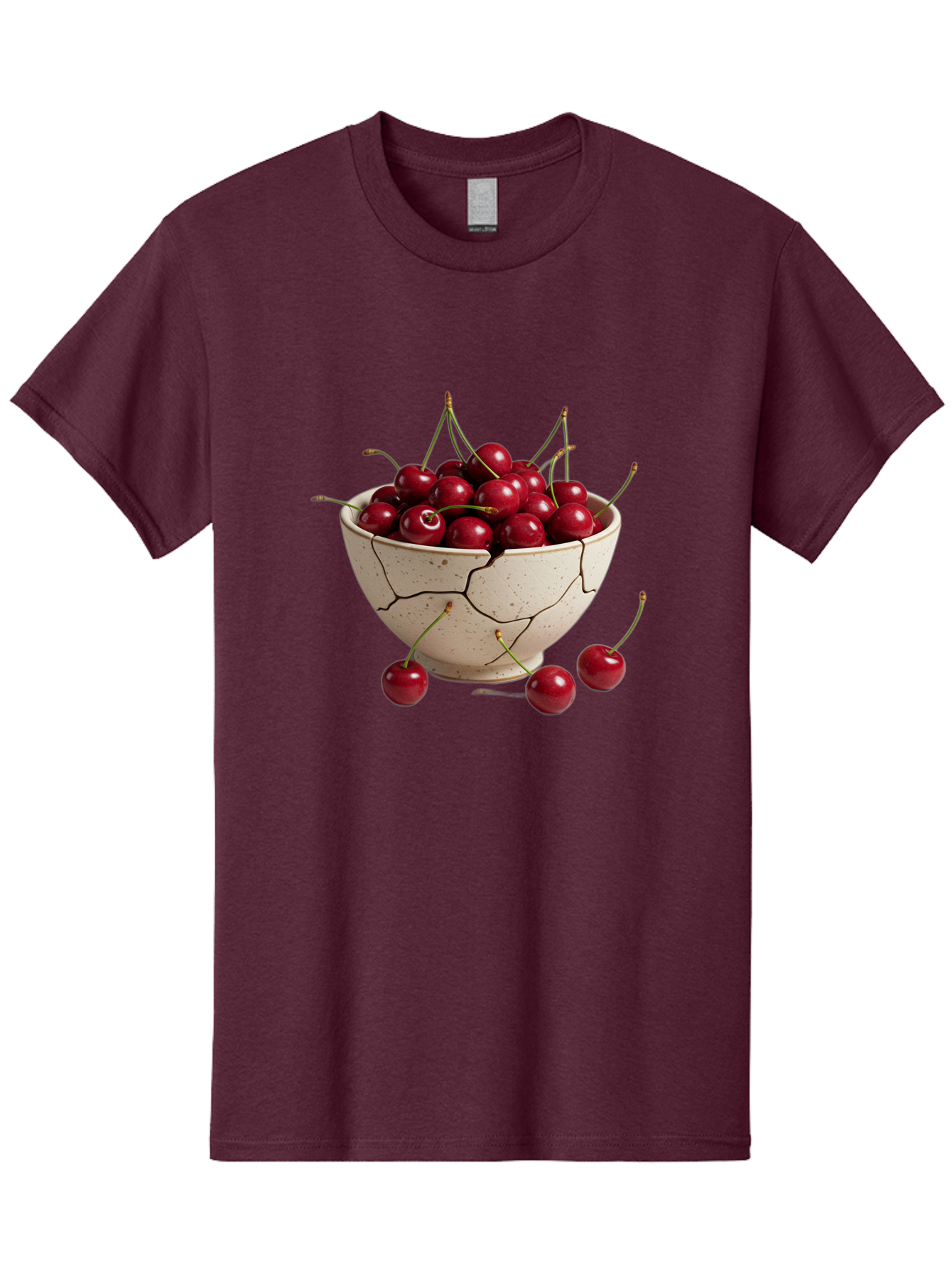Cracked-Bowl-Of-Cherries Men'S Graphic Tee, 100% Cotton, Comfortable Casual Summer Wear, Machine Washable, Vintage Camera, Old Camera, Antique Camera, Black Camera, Classic Photography, Photography Equipment, Nostalgic Device, Film Camera, Bah828