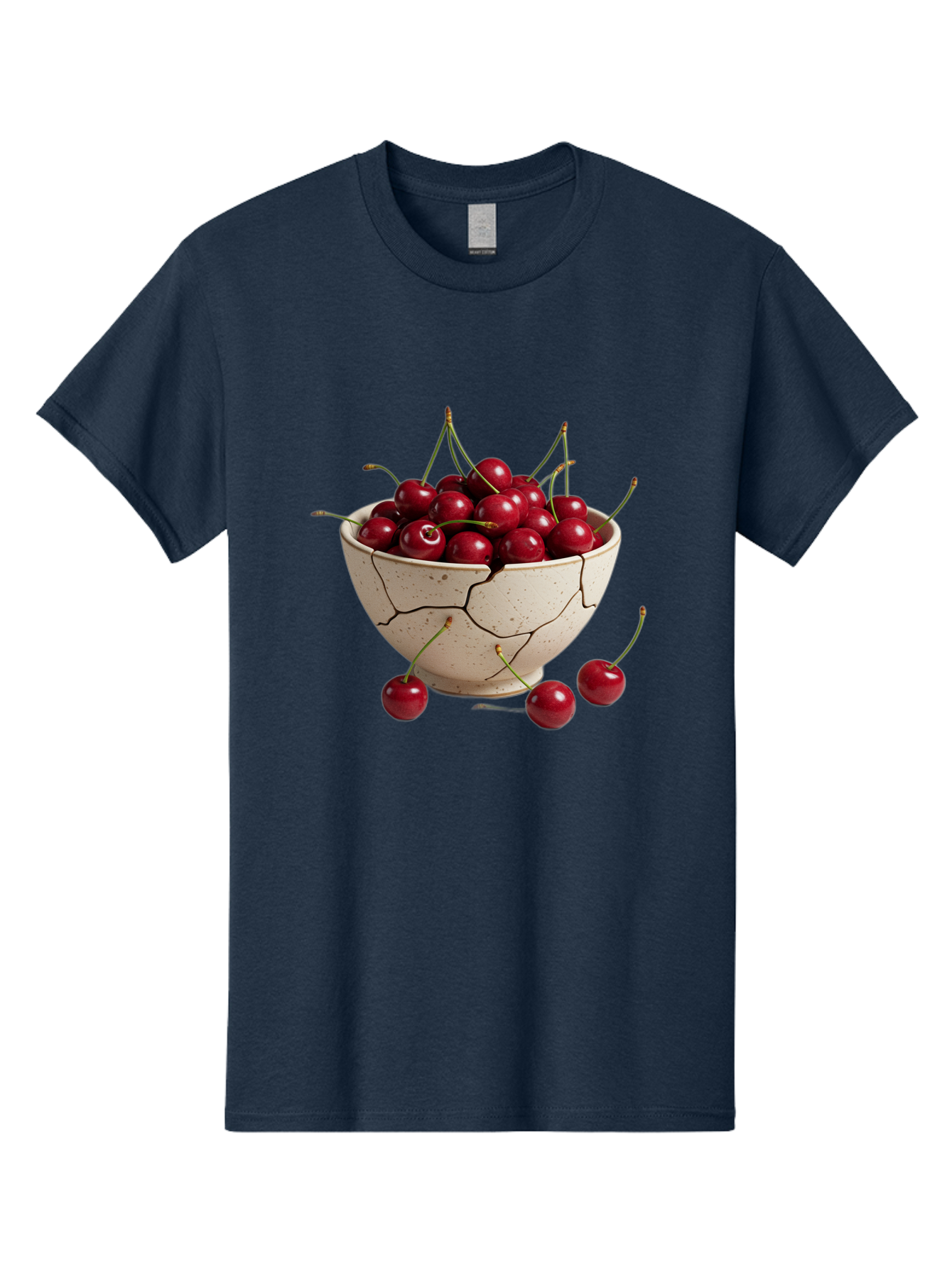 Cracked-Bowl-Of-Cherries Men'S Graphic Tee, 100% Cotton, Comfortable Casual Summer Wear, Machine Washable, Vintage Camera, Old Camera, Antique Camera, Black Camera, Classic Photography, Photography Equipment, Nostalgic Device, Film Camera, Bah828