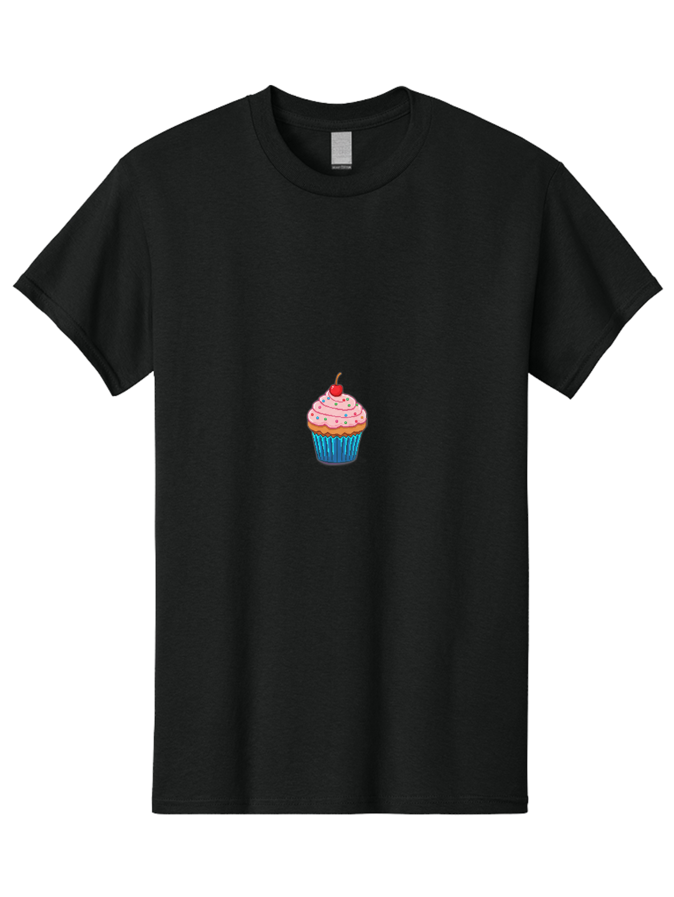 Cupcake-1 Men'S Graphic Tee, 100% Cotton, Comfortable Casual Summer Wear, Machine Washable, Vintage Camera, Old Camera, Antique Camera, Black Camera, Classic Photography, Photography Equipment, Nostalgic Device, Film Camera, Camera Art Bah839