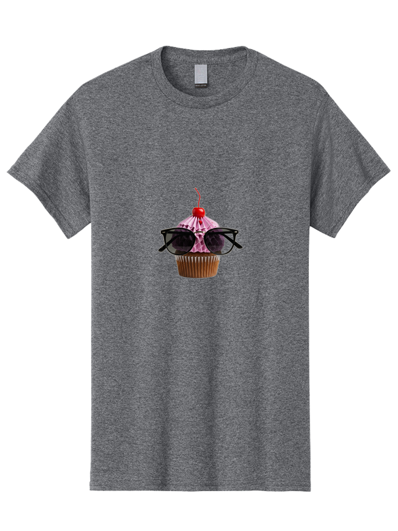 Cupcake-2 Men'S Graphic Tee, 100% Cotton, Comfortable Casual Summer Wear, Machine Washable, Vintage Camera, Old Camera, Antique Camera, Black Camera, Classic Photography, Photography Equipment, Nostalgic Device, Film Camera, Camera Art Bah840