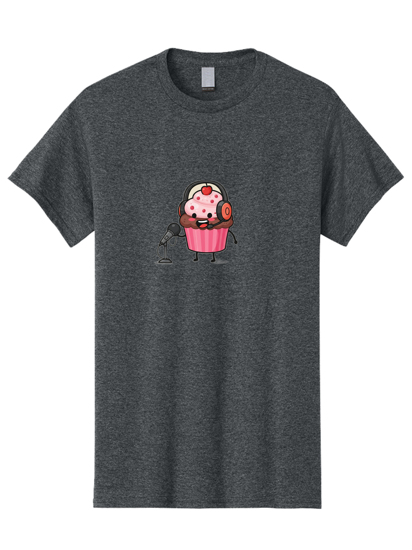 Cupcake-3 Men'S Graphic Tee, 100% Cotton, Comfortable Casual Summer Wear, Machine Washable, Vintage Camera, Old Camera, Antique Camera, Black Camera, Classic Photography, Photography Equipment, Nostalgic Device, Film Camera, Camera Art Bah841