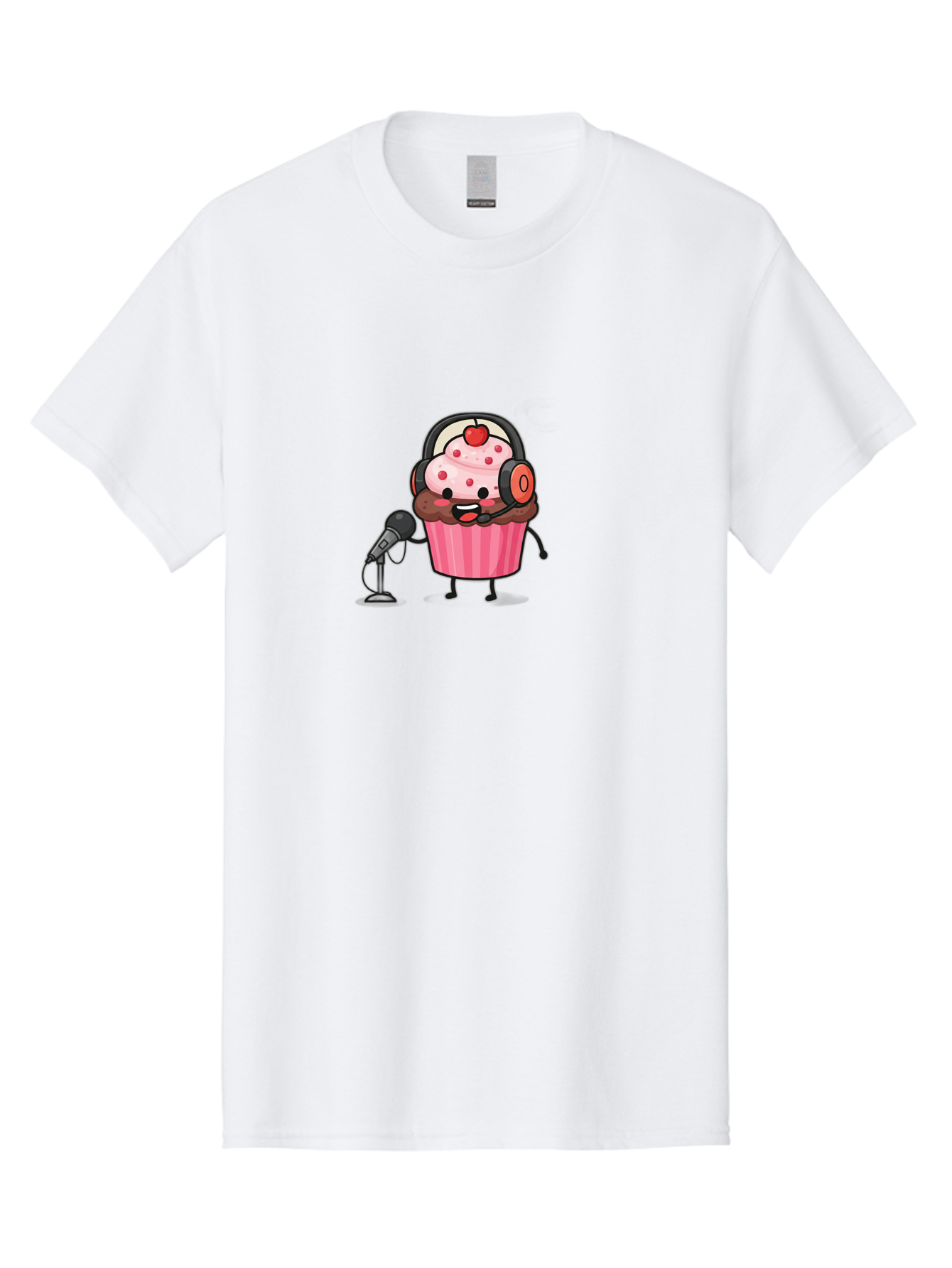 Cupcake-3 Men'S Graphic Tee, 100% Cotton, Comfortable Casual Summer Wear, Machine Washable, Vintage Camera, Old Camera, Antique Camera, Black Camera, Classic Photography, Photography Equipment, Nostalgic Device, Film Camera, Camera Art Bah841