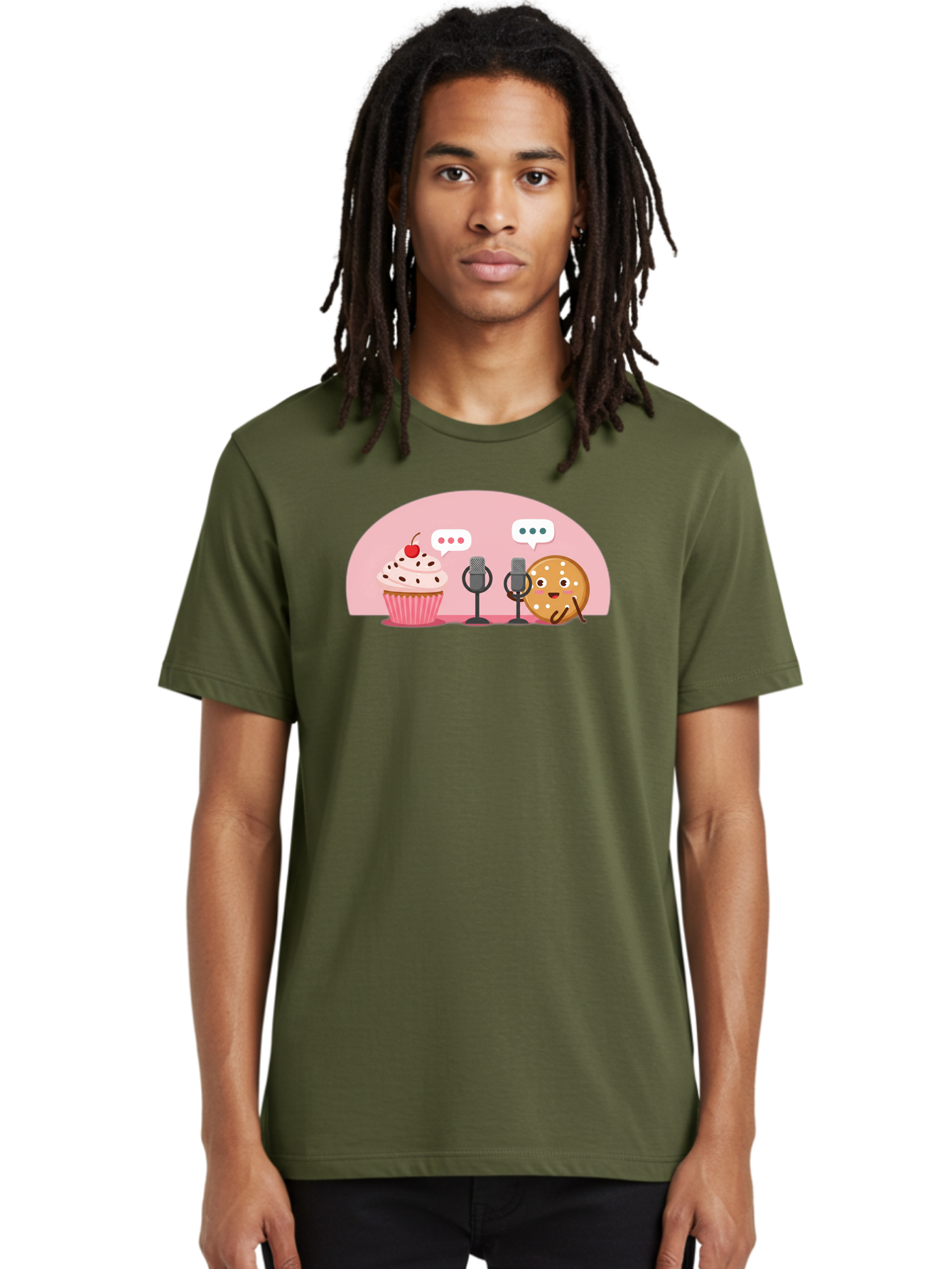 Cupcake-And-Cookie Men'S Graphic Tee, 100% Cotton, Comfortable Casual Summer Wear, Machine Washable, Vintage Camera, Old Camera, Antique Camera, Black Camera, Classic Photography, Photography Equipment, Nostalgic Device, Film Camera, Bah844