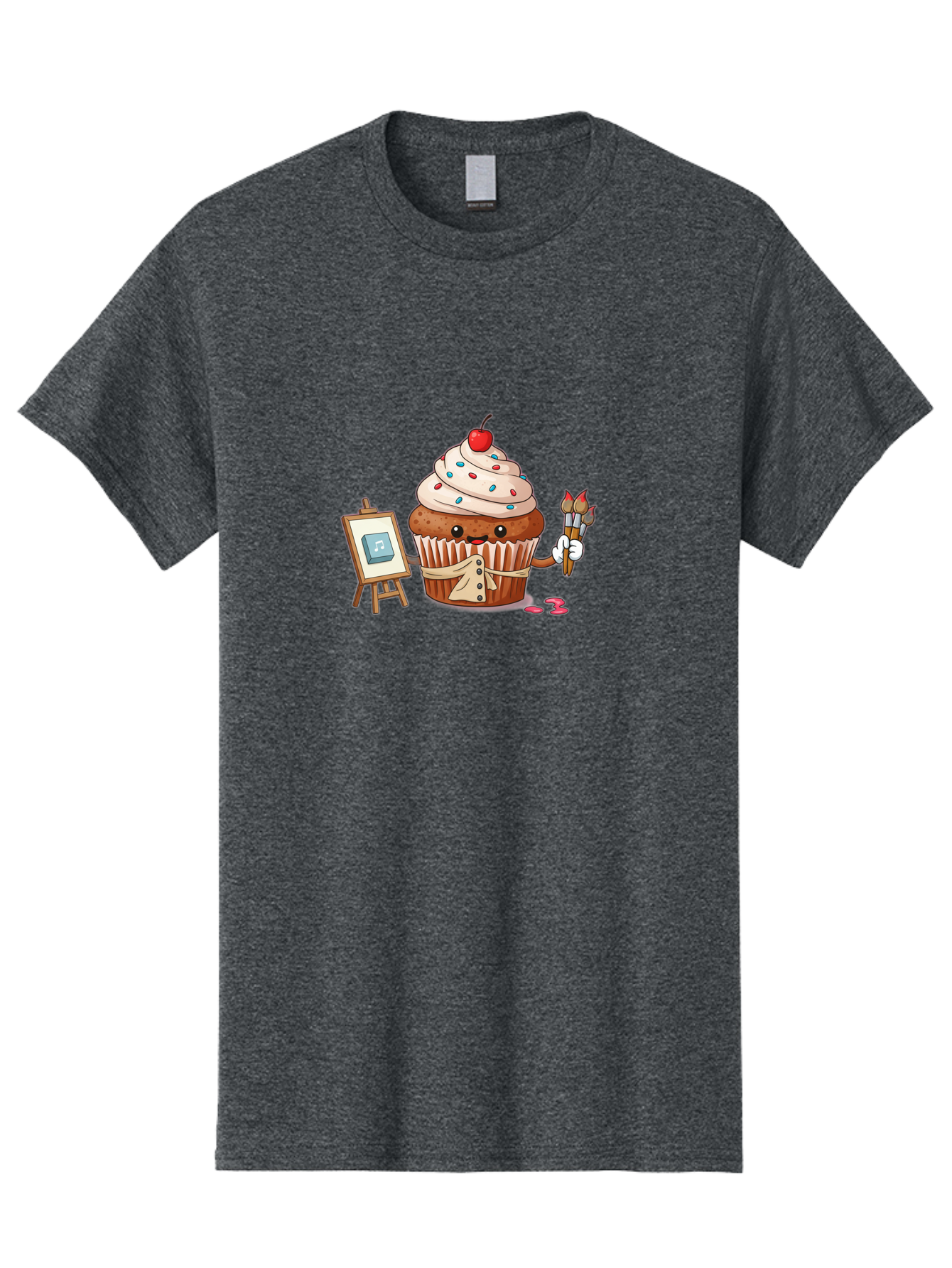 Cupcake-Artist Men'S Graphic Tee, 100% Cotton, Comfortable Casual Summer Wear, Machine Washable, Vintage Camera, Old Camera, Antique Camera, Black Camera, Classic Photography, Photography Equipment, Nostalgic Device, Film Camera, Camera Art Bah846