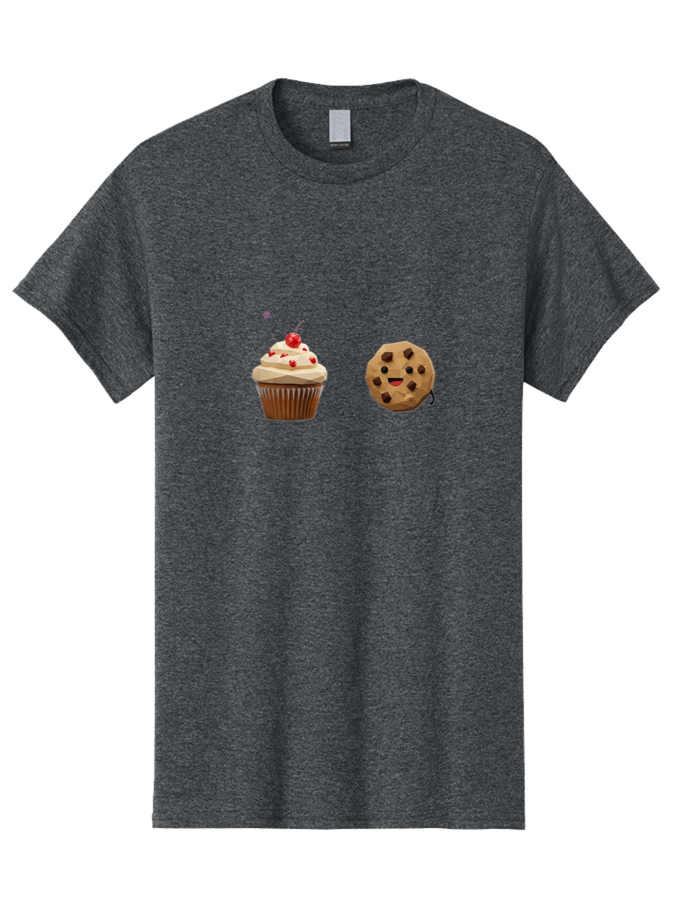 Cupcake-Cookie Men'S Graphic Tee, 100% Cotton, Comfortable Casual Summer Wear, Machine Washable, Vintage Camera, Old Camera, Antique Camera, Black Camera, Classic Photography, Photography Equipment, Nostalgic Device, Film Camera, Camera Art Bah849