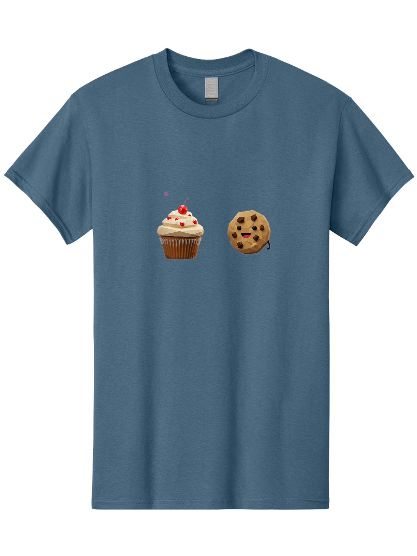 Cupcake-Cookie Men'S Graphic Tee, 100% Cotton, Comfortable Casual Summer Wear, Machine Washable, Vintage Camera, Old Camera, Antique Camera, Black Camera, Classic Photography, Photography Equipment, Nostalgic Device, Film Camera, Camera Art Bah849