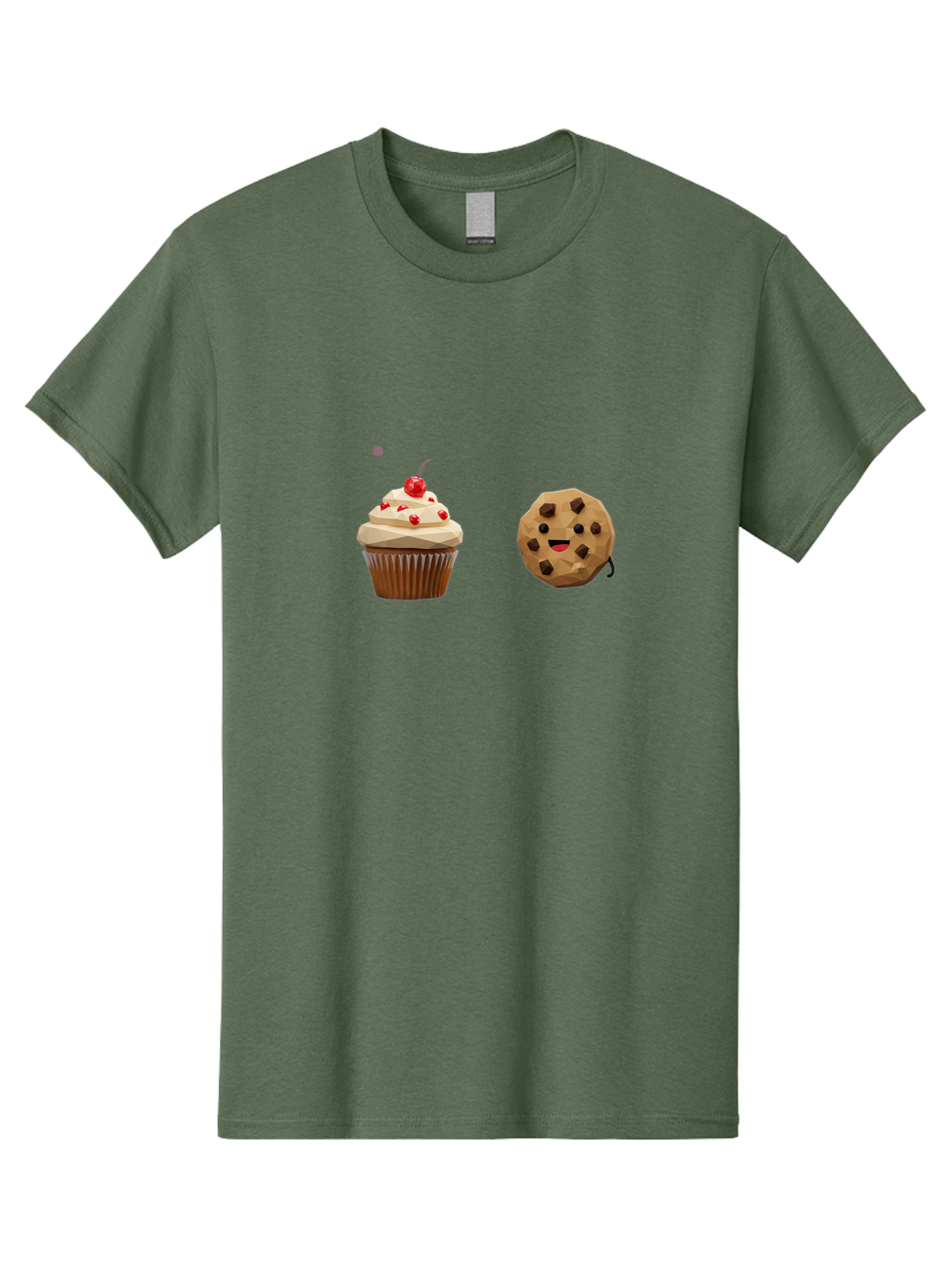 Cupcake-Cookie Men'S Graphic Tee, 100% Cotton, Comfortable Casual Summer Wear, Machine Washable, Vintage Camera, Old Camera, Antique Camera, Black Camera, Classic Photography, Photography Equipment, Nostalgic Device, Film Camera, Camera Art Bah849