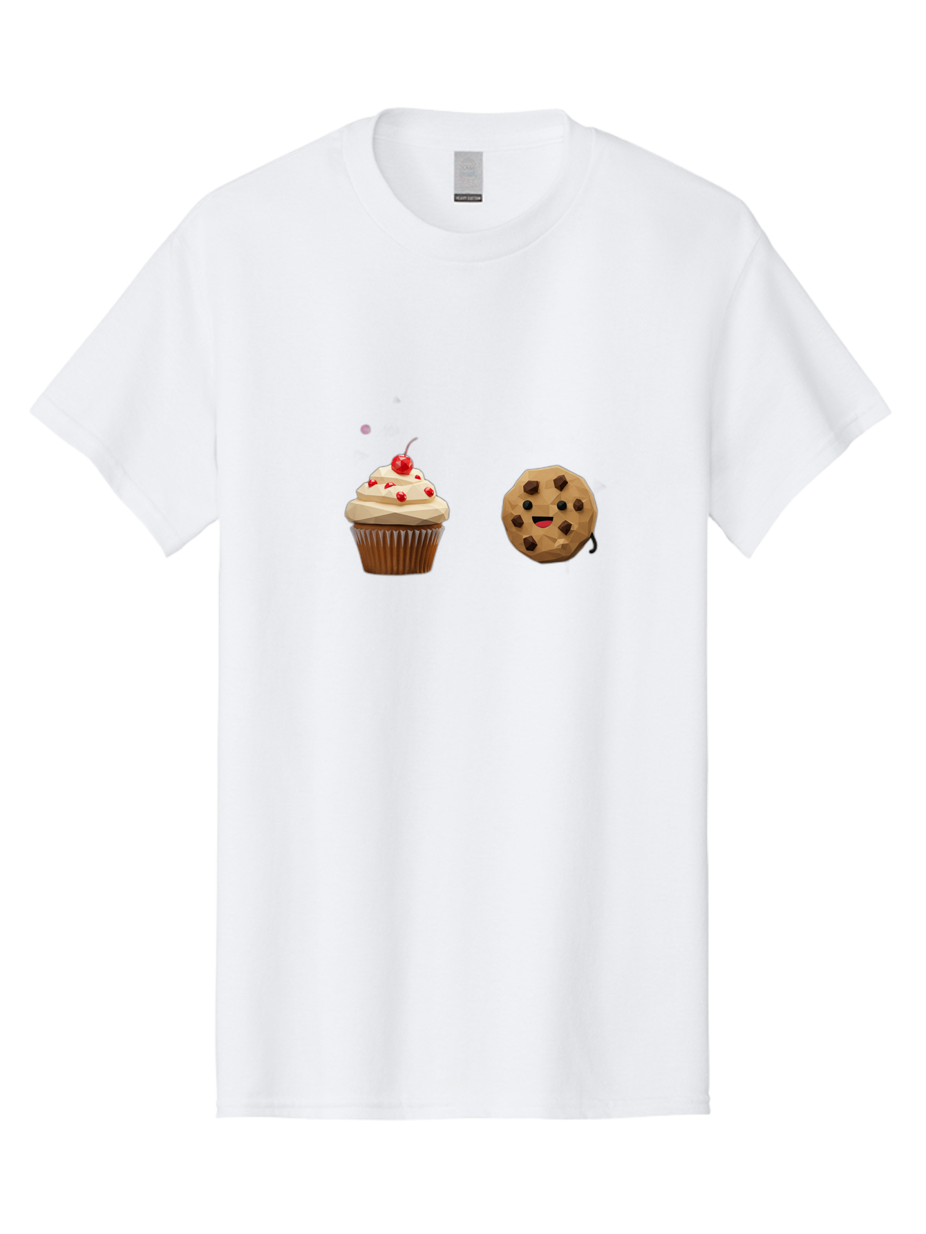 Cupcake-Cookie Men'S Graphic Tee, 100% Cotton, Comfortable Casual Summer Wear, Machine Washable, Vintage Camera, Old Camera, Antique Camera, Black Camera, Classic Photography, Photography Equipment, Nostalgic Device, Film Camera, Camera Art Bah849