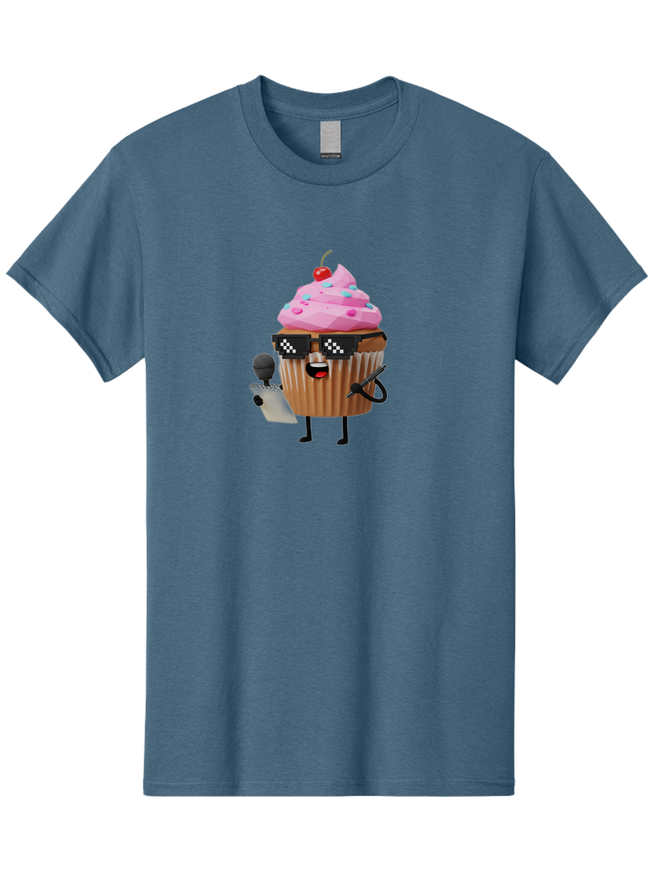 Cupcake-Dj-1 Men'S Graphic Tee, 100% Cotton, Comfortable Casual Summer Wear, Machine Washable, Vintage Camera, Old Camera, Antique Camera, Black Camera, Classic Photography, Photography Equipment, Nostalgic Device, Film Camera, Camera Art Bah851