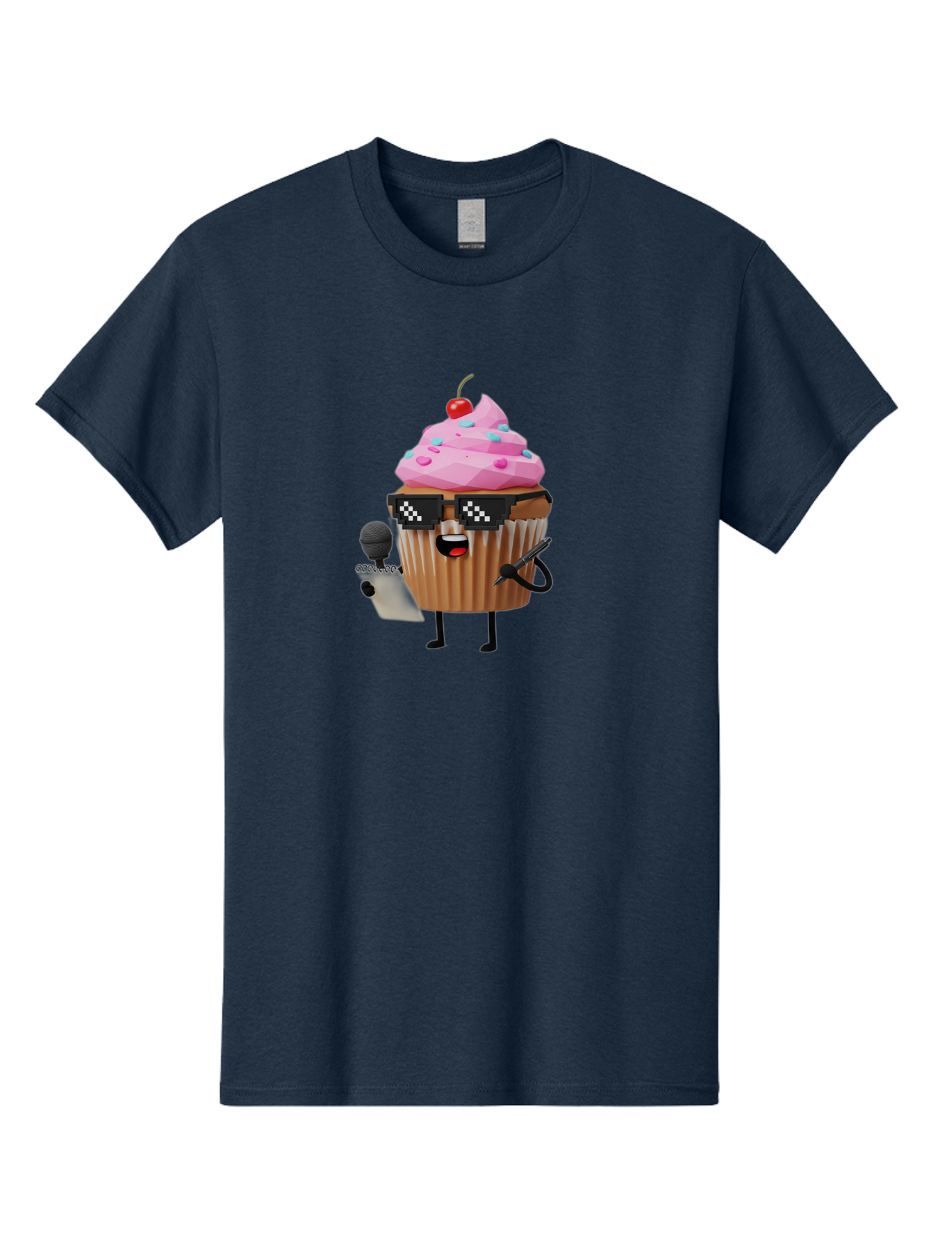 Cupcake-Dj-1 Men'S Graphic Tee, 100% Cotton, Comfortable Casual Summer Wear, Machine Washable, Vintage Camera, Old Camera, Antique Camera, Black Camera, Classic Photography, Photography Equipment, Nostalgic Device, Film Camera, Camera Art Bah851