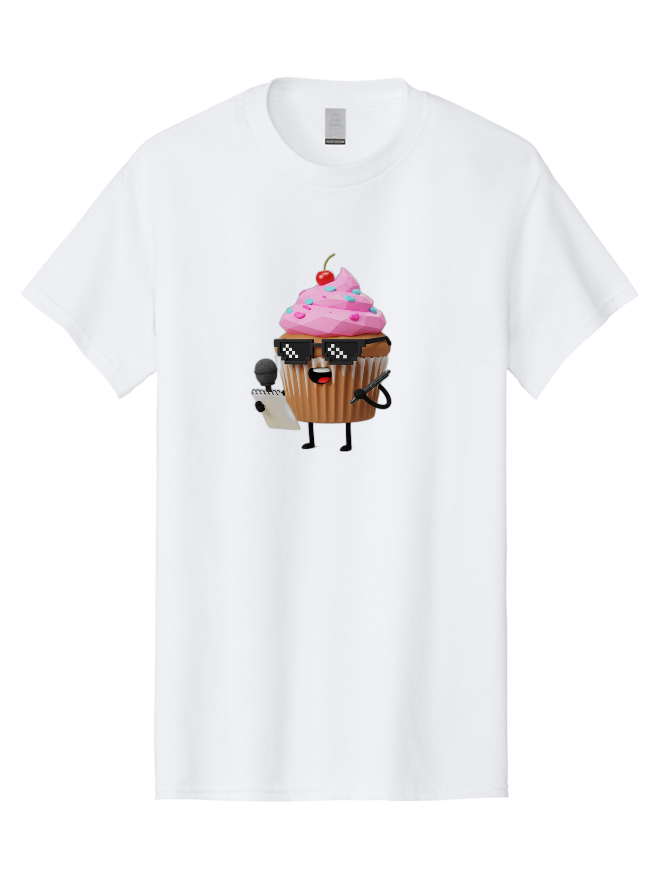 Cupcake-Dj-1 Men'S Graphic Tee, 100% Cotton, Comfortable Casual Summer Wear, Machine Washable, Vintage Camera, Old Camera, Antique Camera, Black Camera, Classic Photography, Photography Equipment, Nostalgic Device, Film Camera, Camera Art Bah851