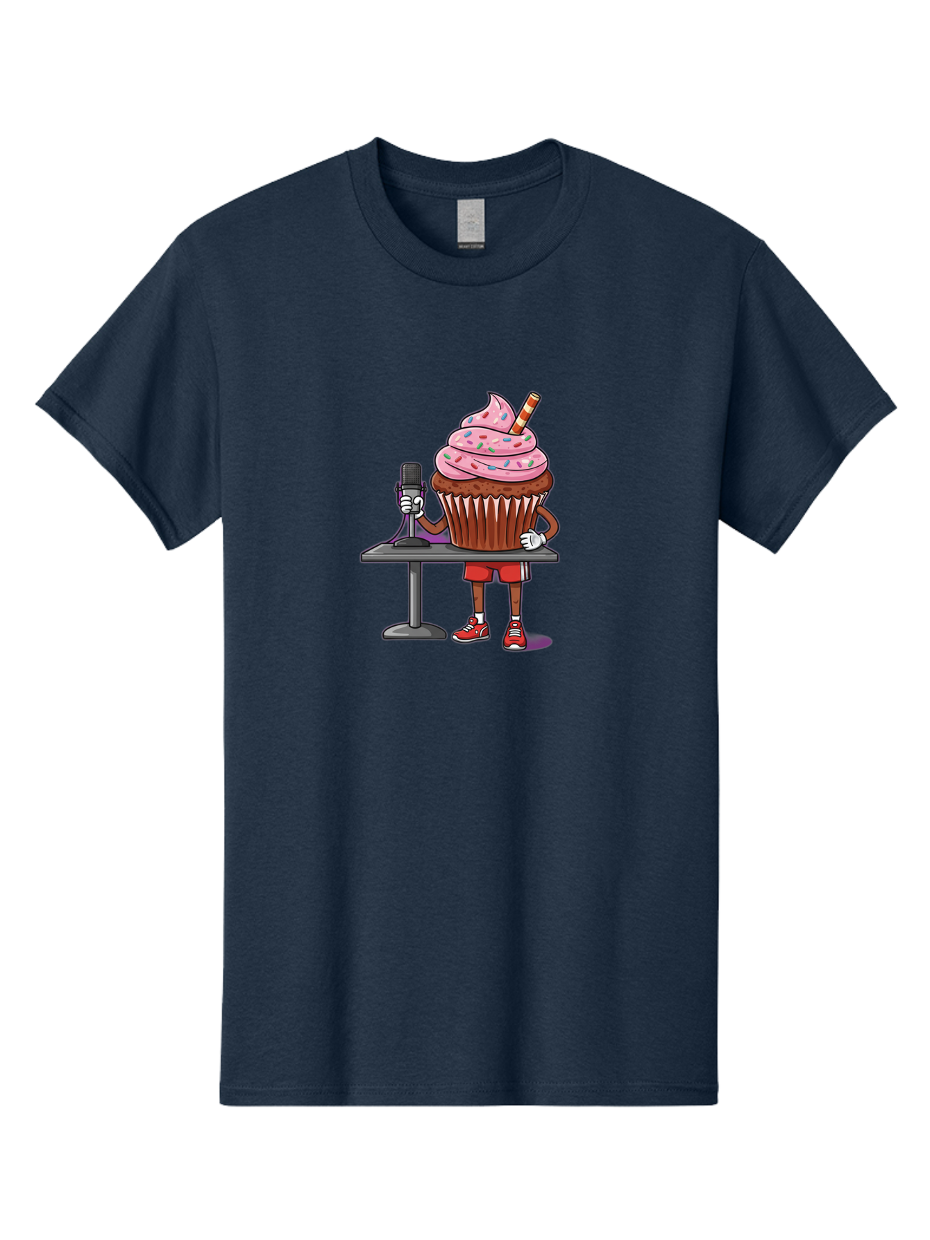 Cupcake-Dj-3 Men'S Graphic Tee, 100% Cotton, Comfortable Casual Summer Wear, Machine Washable, Vintage Camera, Old Camera, Antique Camera, Black Camera, Classic Photography, Photography Equipment, Nostalgic Device, Film Camera, Camera Art Bah853