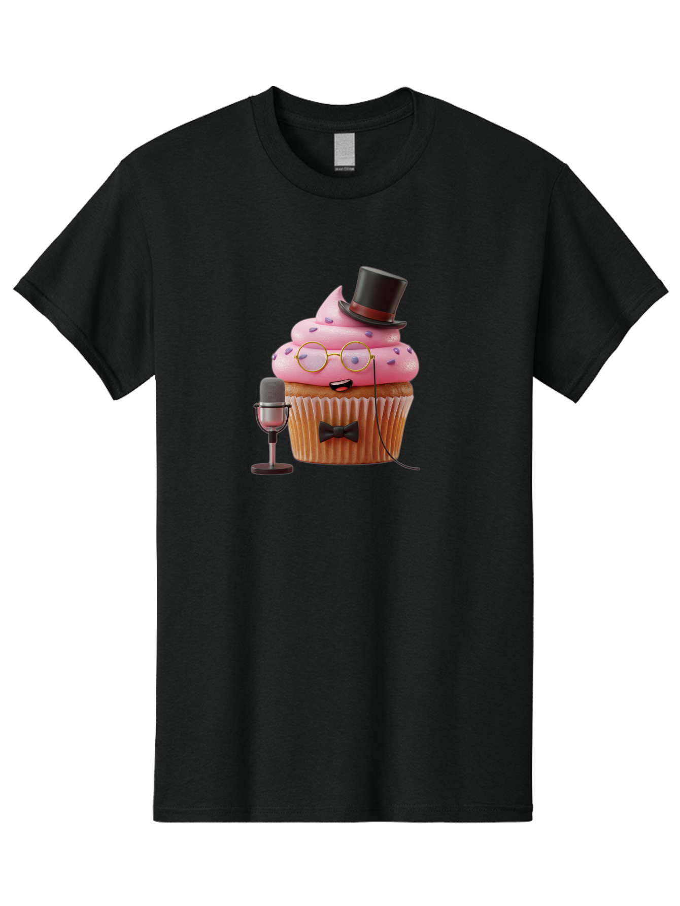 Cupcake-Dj-6 Men'S Graphic Tee, 100% Cotton, Comfortable Casual Summer Wear, Machine Washable, Vintage Camera, Old Camera, Antique Camera, Black Camera, Classic Photography, Photography Equipment, Nostalgic Device, Film Camera, Camera Art Bah856