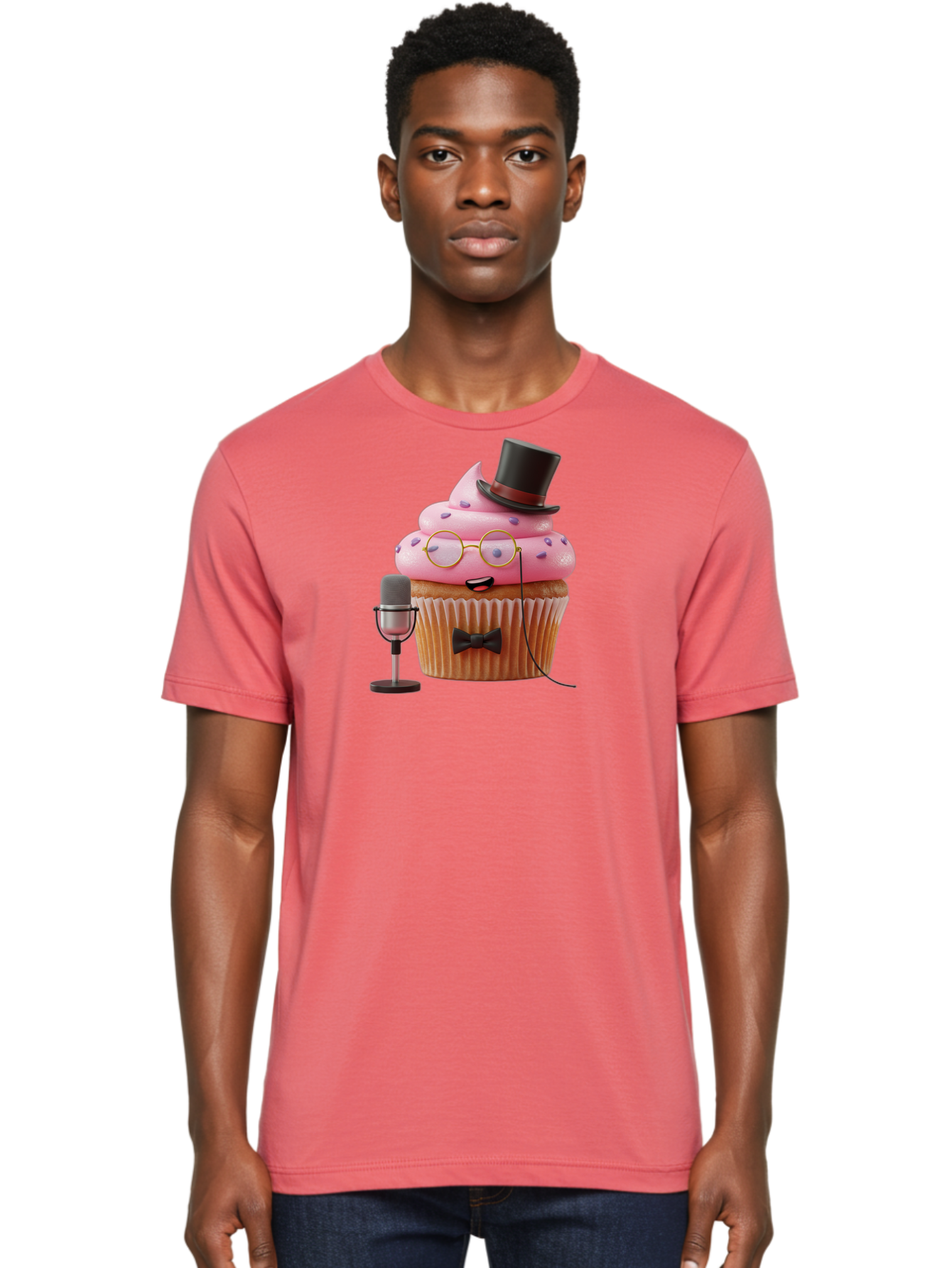 Cupcake-Dj-6 Men'S Graphic Tee, 100% Cotton, Comfortable Casual Summer Wear, Machine Washable, Vintage Camera, Old Camera, Antique Camera, Black Camera, Classic Photography, Photography Equipment, Nostalgic Device, Film Camera, Camera Art Bah856