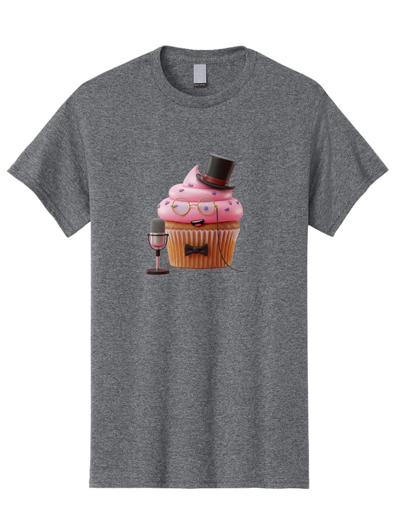 Cupcake-Dj-6 Men'S Graphic Tee, 100% Cotton, Comfortable Casual Summer Wear, Machine Washable, Vintage Camera, Old Camera, Antique Camera, Black Camera, Classic Photography, Photography Equipment, Nostalgic Device, Film Camera, Camera Art Bah856