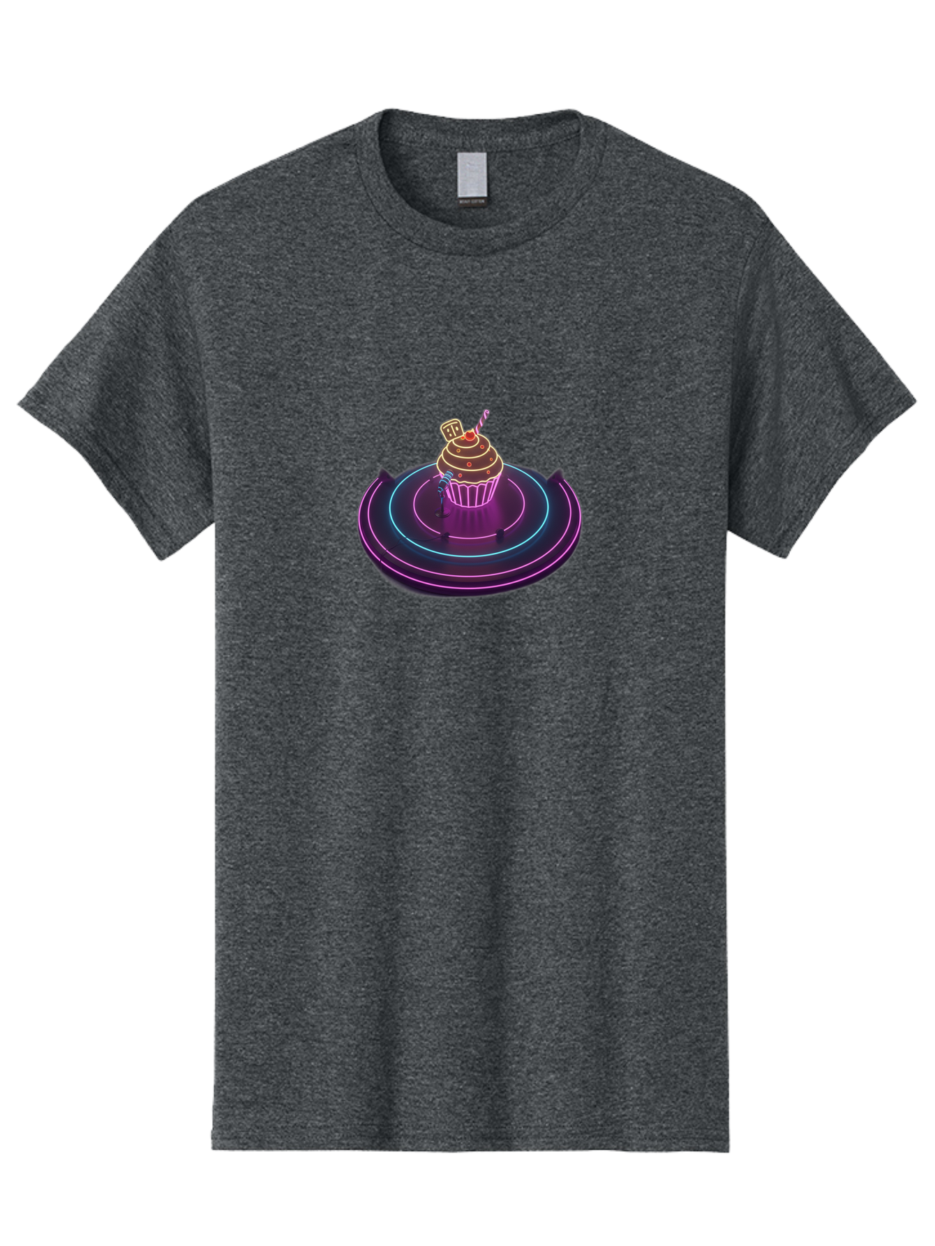 Cupcake-Futurism Men'S Graphic Tee, 100% Cotton, Comfortable Casual Summer Wear, Machine Washable, Vintage Camera, Old Camera, Antique Camera, Black Camera, Classic Photography, Photography Equipment, Nostalgic Device, Film Camera, Camera Art Bah858