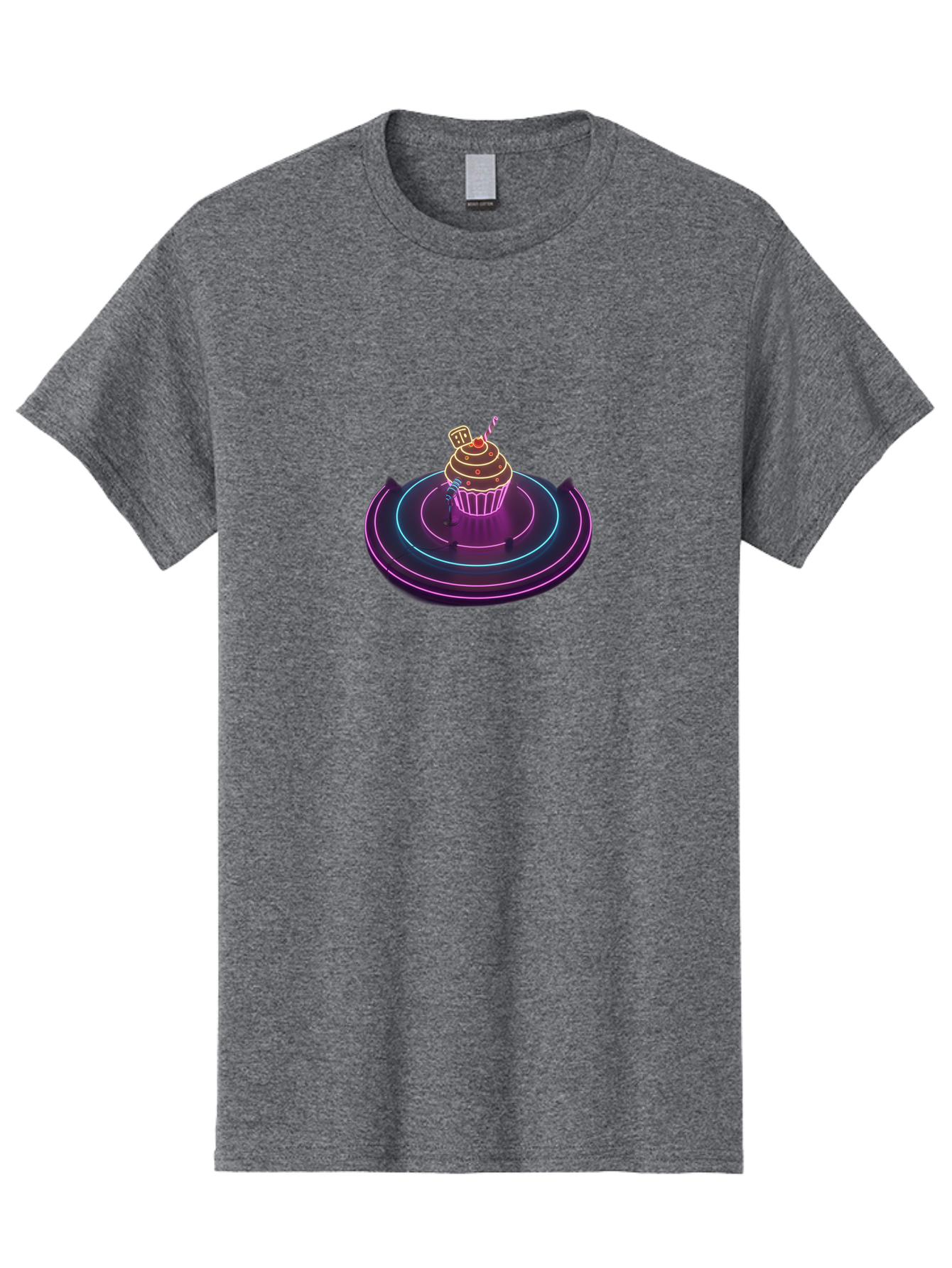 Cupcake-Futurism Men'S Graphic Tee, 100% Cotton, Comfortable Casual Summer Wear, Machine Washable, Vintage Camera, Old Camera, Antique Camera, Black Camera, Classic Photography, Photography Equipment, Nostalgic Device, Film Camera, Camera Art Bah858