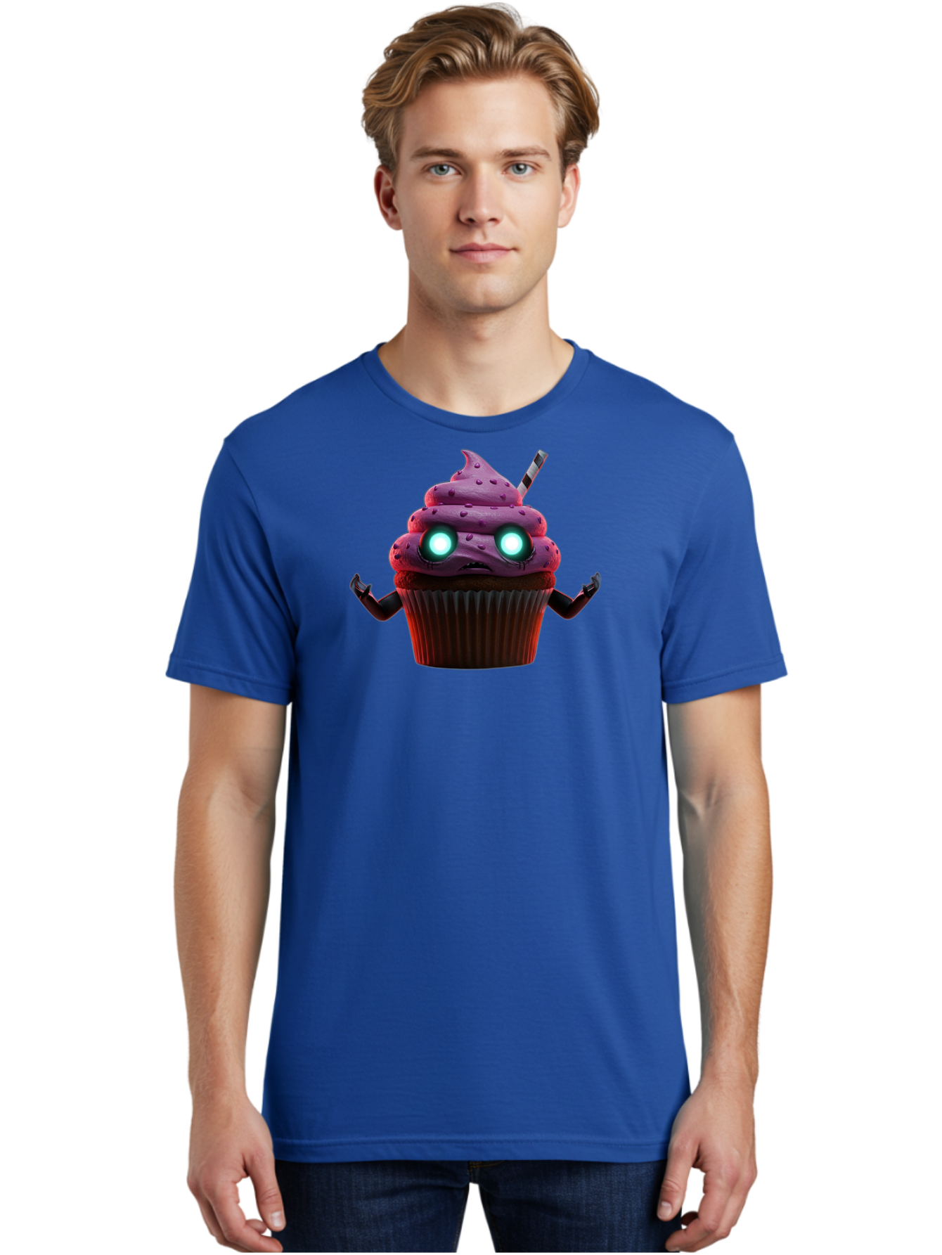 Cupcake-Monster Men'S Graphic Tee, 100% Cotton, Comfortable Casual Summer Wear, Machine Washable, Vintage Camera, Old Camera, Antique Camera, Black Camera, Classic Photography, Photography Equipment, Nostalgic Device, Film Camera, Camera Art Bah860