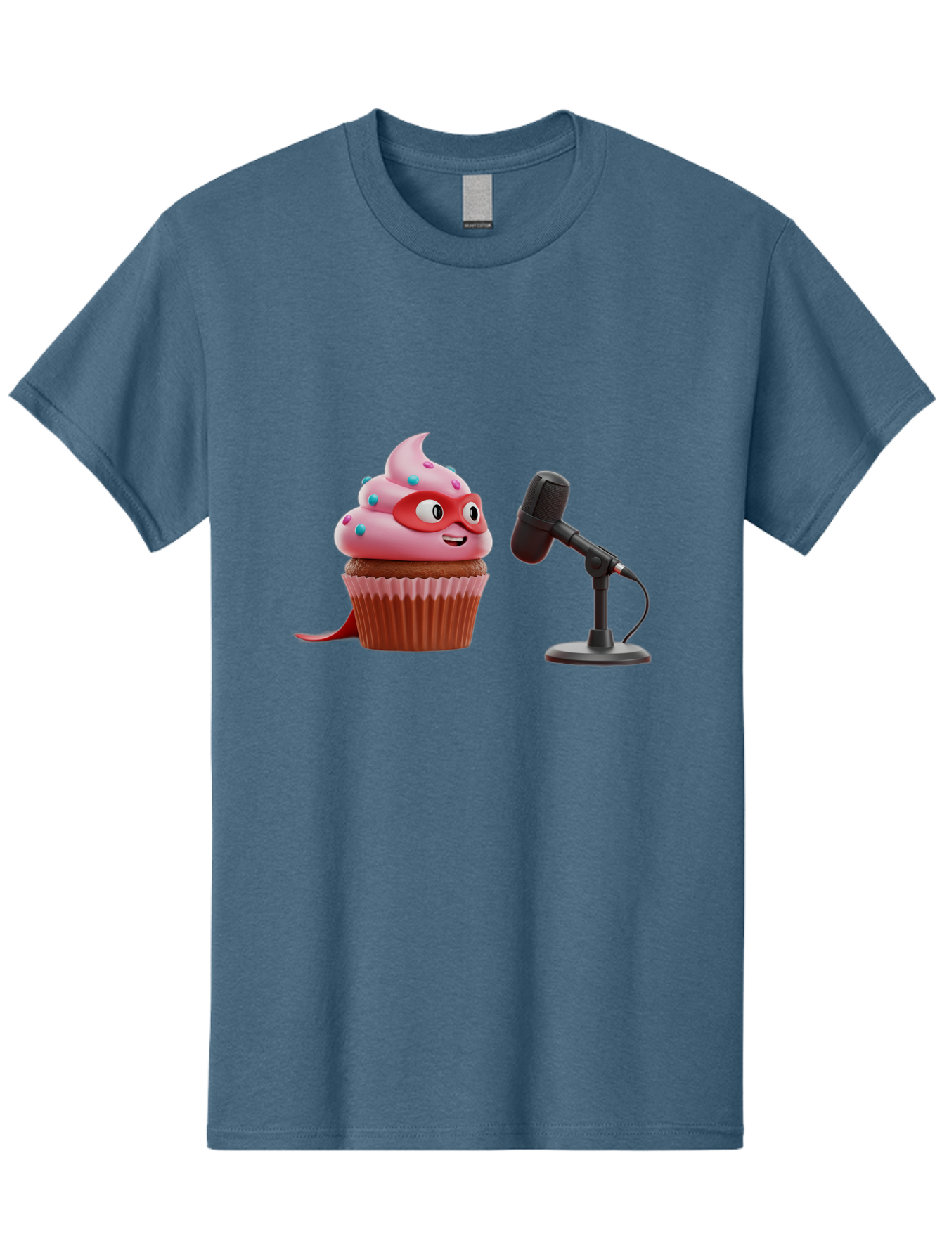 Cupcake-Superhero Men'S Graphic Tee, 100% Cotton, Comfortable Casual Summer Wear, Machine Washable, Vintage Camera, Old Camera, Antique Camera, Black Camera, Classic Photography, Photography Equipment, Nostalgic Device, Film Camera, Camera Art Bah864