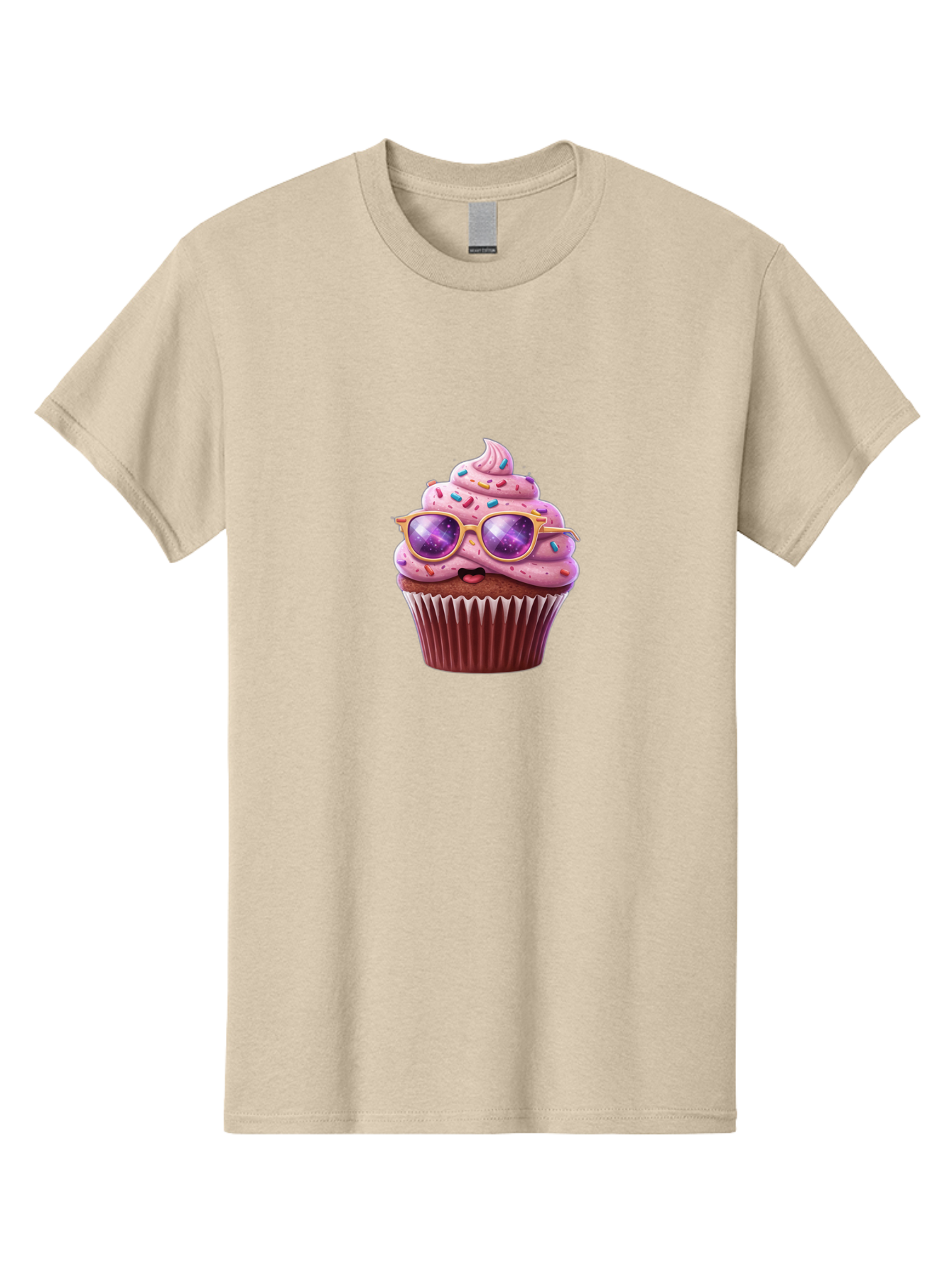 Cupcake-With-Sunglasses-1 Men'S Graphic Tee, 100% Cotton, Comfortable Casual Summer Wear, Machine Washable, Vintage Camera, Old Camera, Antique Camera, Black Camera, Classic Photography, Photography Equipment, Nostalgic Device, Film Camera, Bah872