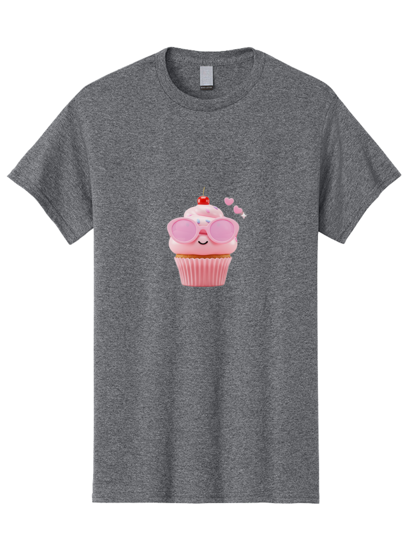 Cupcake-With-Sunglasses-2 Men'S Graphic Tee, 100% Cotton, Comfortable Casual Summer Wear, Machine Washable, Vintage Camera, Old Camera, Antique Camera, Black Camera, Classic Photography, Photography Equipment, Nostalgic Device, Film Camera, Bah873