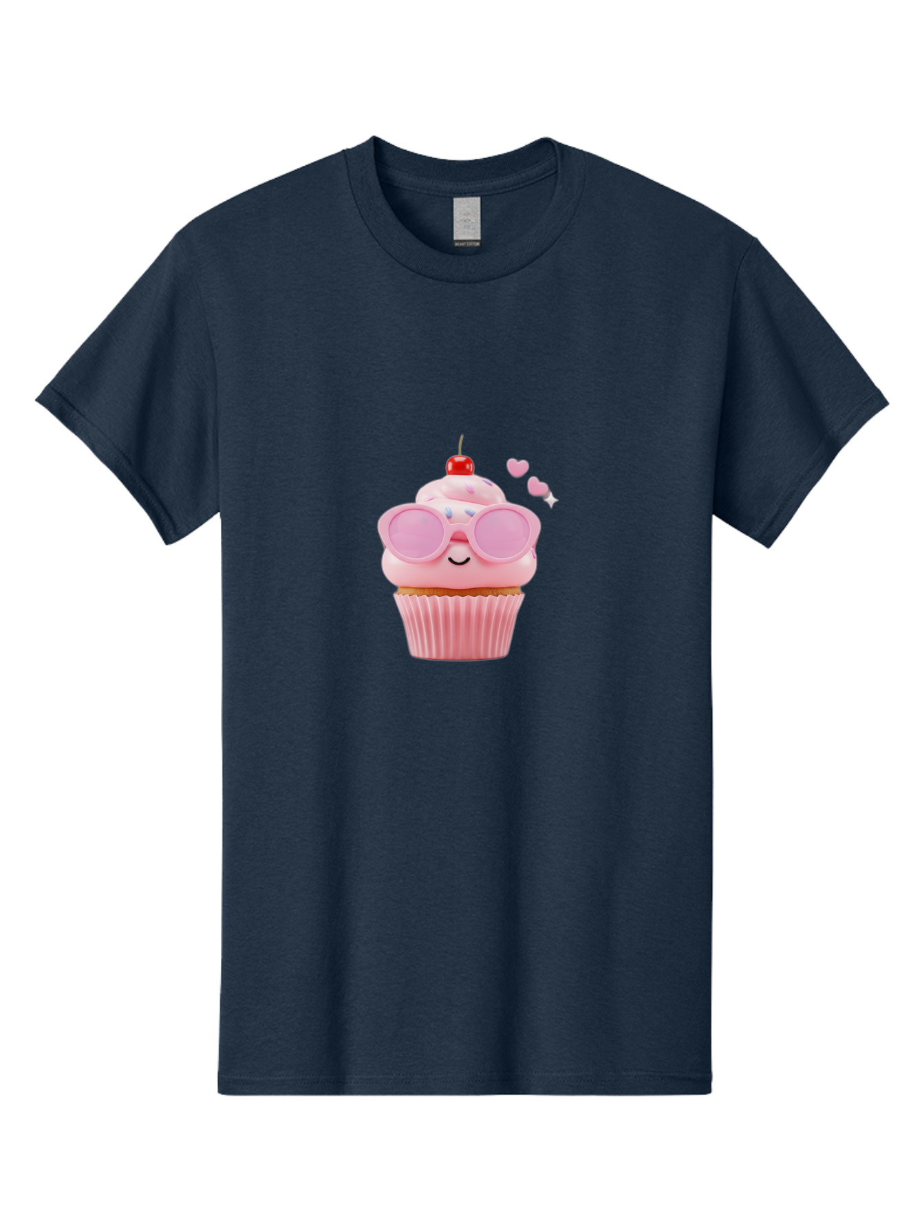 Cupcake-With-Sunglasses-2 Men'S Graphic Tee, 100% Cotton, Comfortable Casual Summer Wear, Machine Washable, Vintage Camera, Old Camera, Antique Camera, Black Camera, Classic Photography, Photography Equipment, Nostalgic Device, Film Camera, Bah873